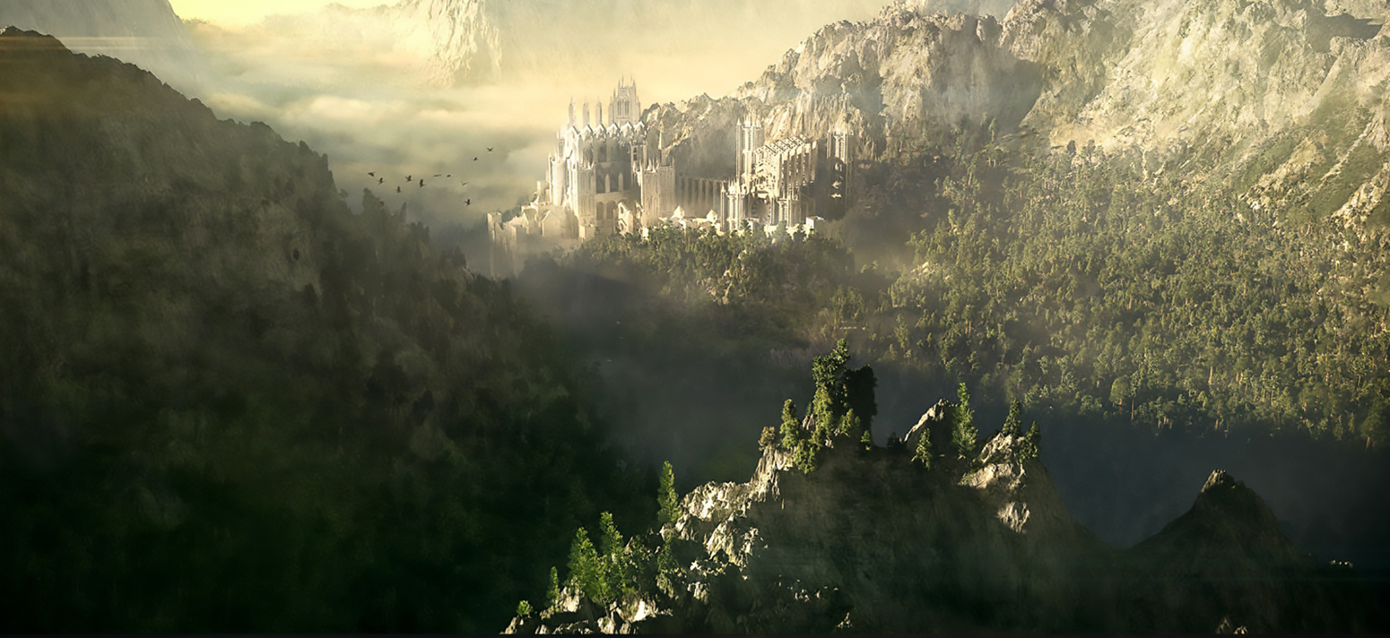 Free download wallpaper Fantasy, Castles, Castle on your PC desktop