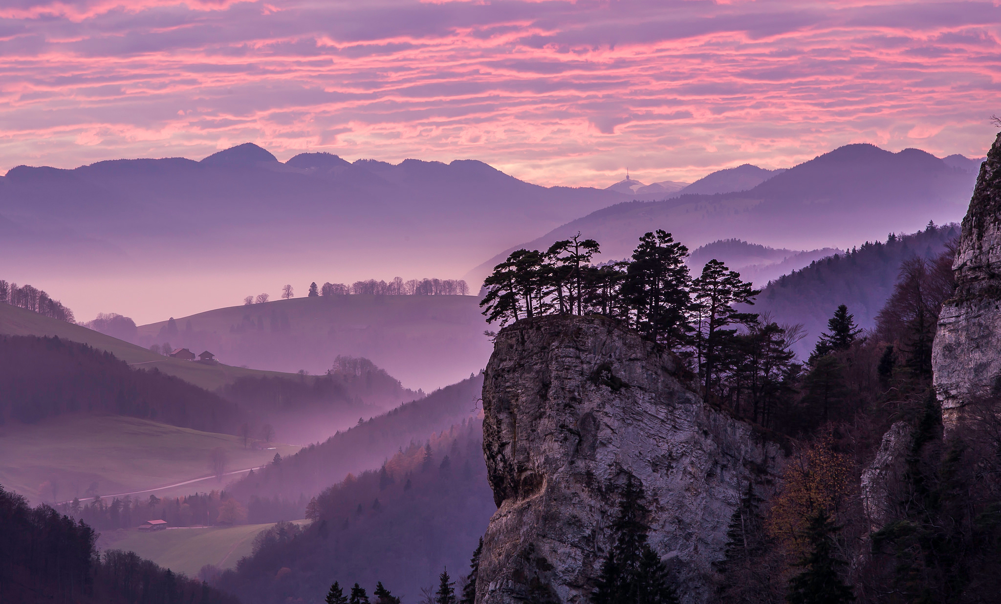 Handy-Wallpaper Landschaft, Gebirge, Tal, Wolke, Fotografie, Himmel kostenlos herunterladen.