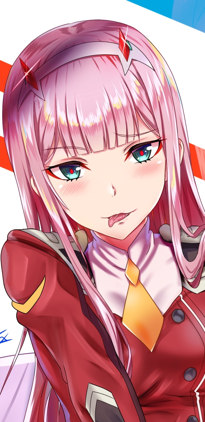 Handy-Wallpaper Animes, Darling In The Franxx, Zero Two (Liebling Im Franxx) kostenlos herunterladen.