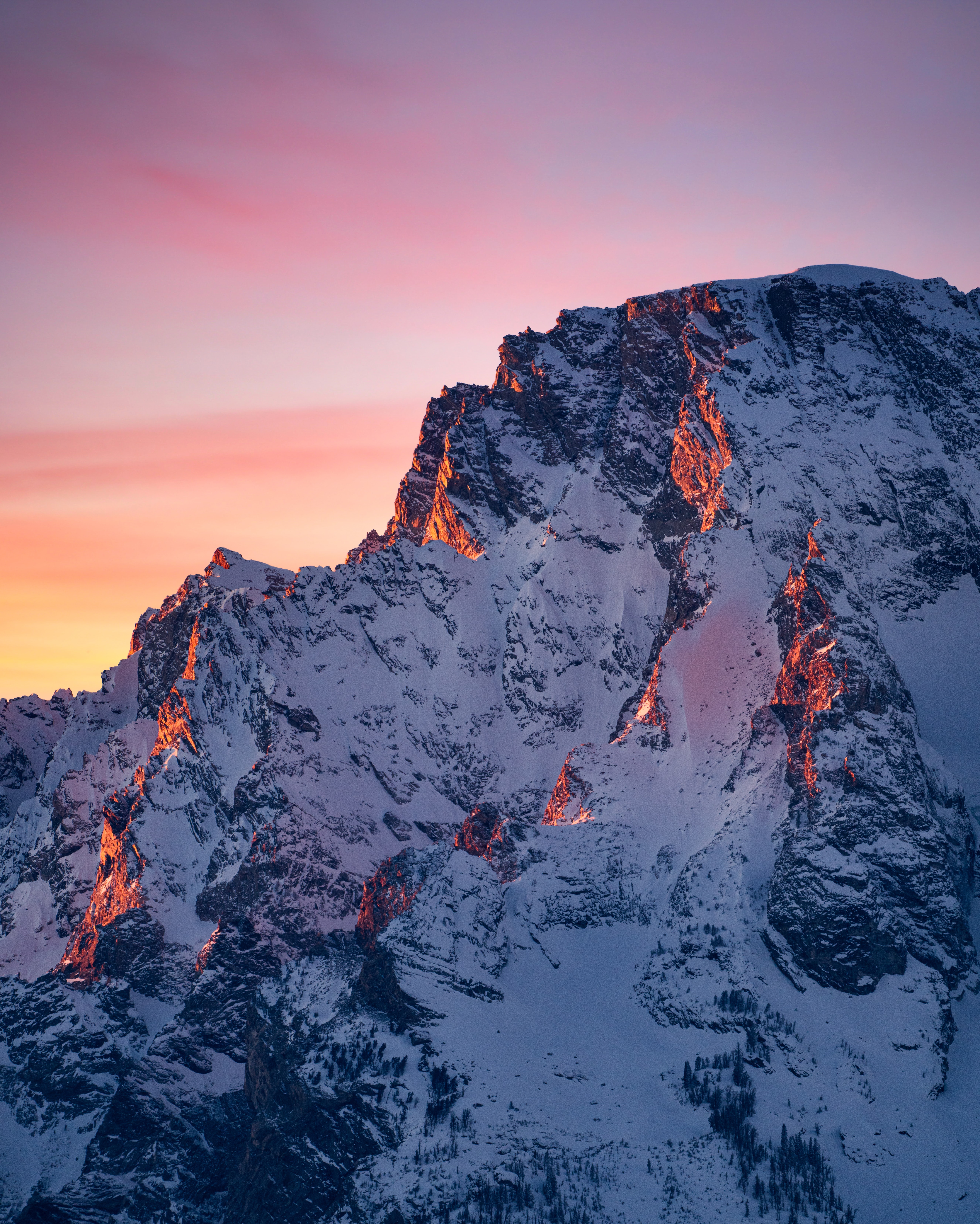Free download wallpaper Winter, Nature, Snow, Rocks on your PC desktop
