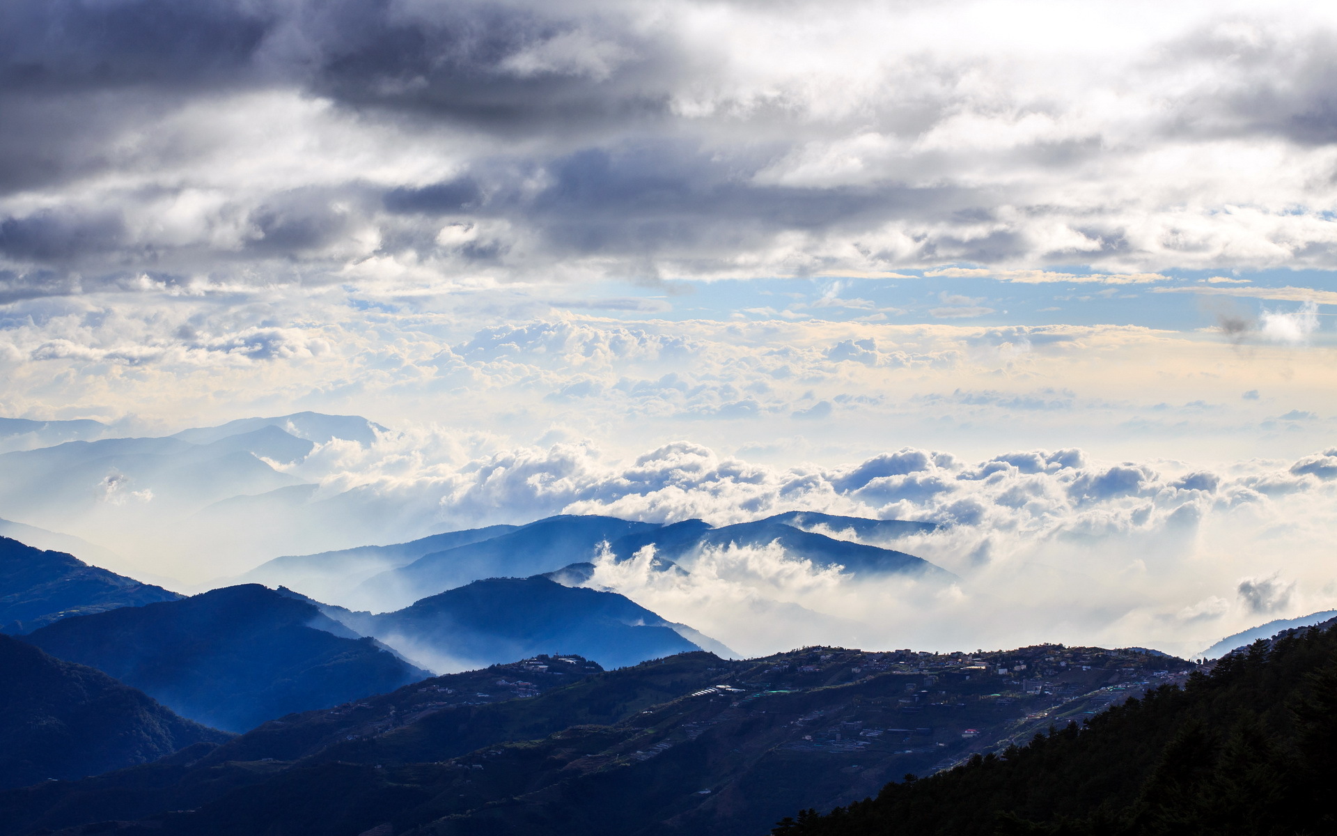 earth, taroko national park, cloud, fog, hehuan mountains, nantou, sky, taiwan, national park