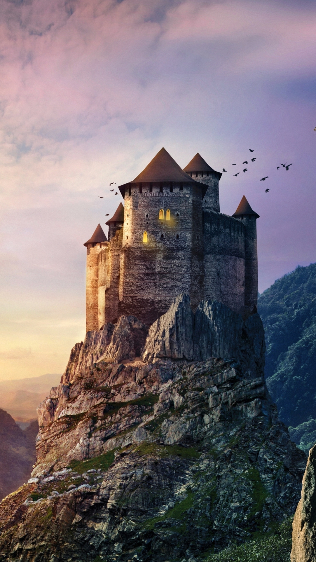 Download mobile wallpaper Fantasy, Castles, Castle for free.