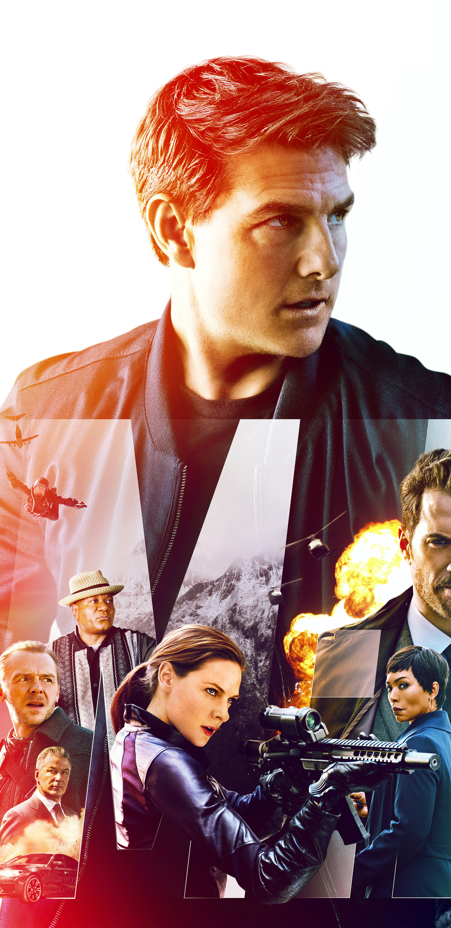 movie, mission: impossible fallout, simon pegg, tom cruise, henry cavill, alec baldwin, rebecca ferguson, ilsa faust, ving rhames, angela bassett, ethan hunt, benji dunn, luther stickell, august walker, alan hunley, mission: impossible
