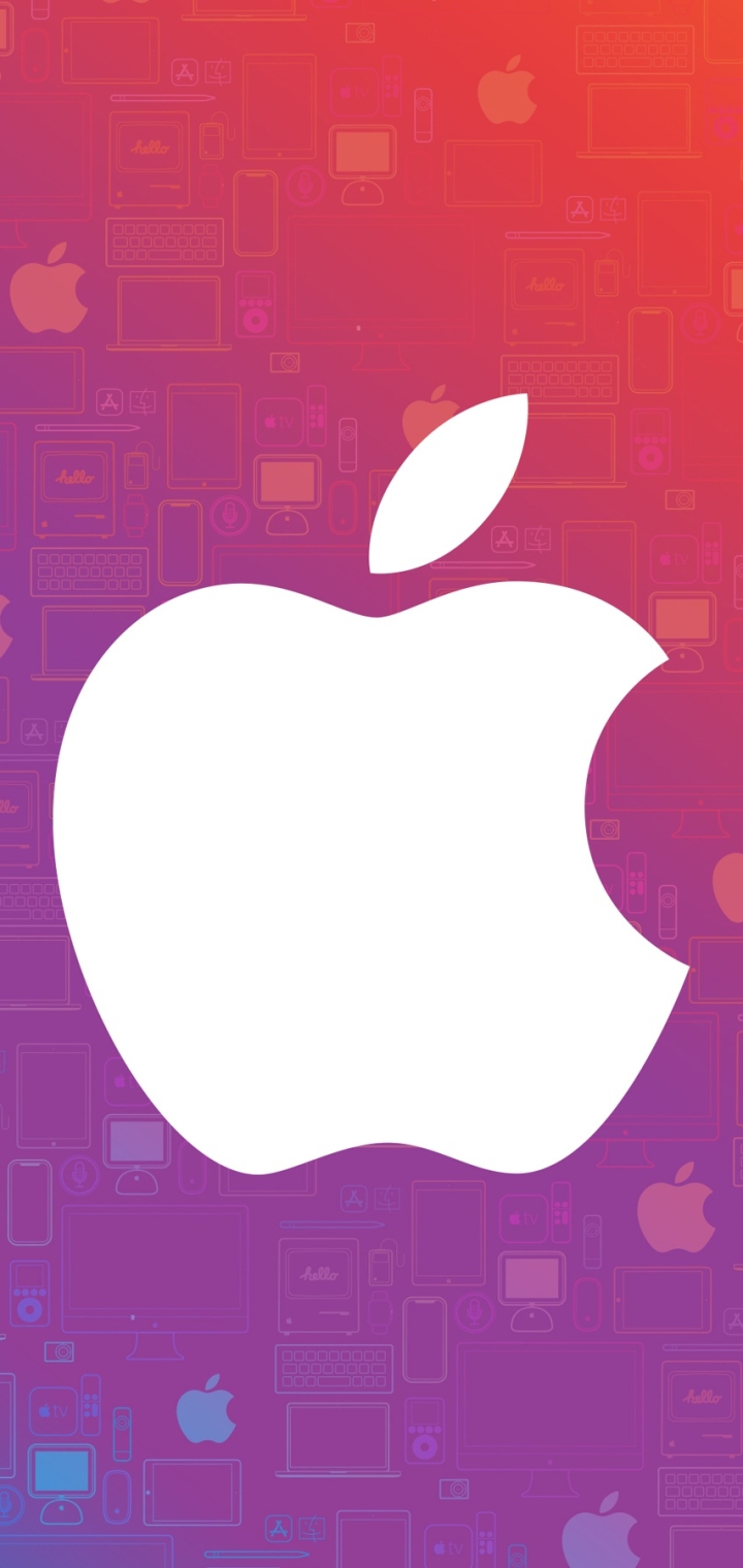 Скачати мобільні шпалери Технології, Яблуко, Логотип, Apple Inc безкоштовно.