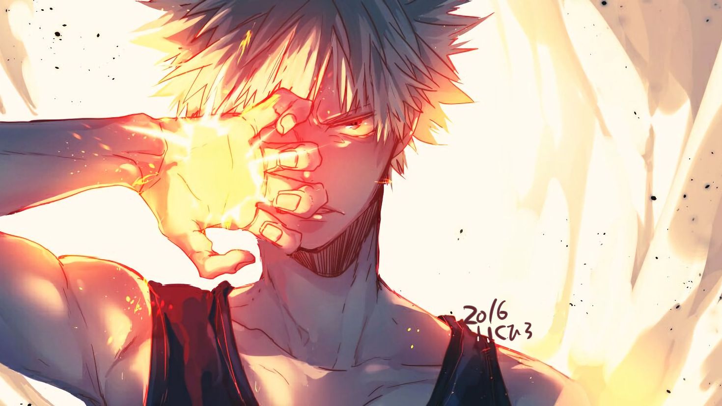 fond-d-cran-hd-my-hero-academia-katsuki-bakugou-blond-les-yeux