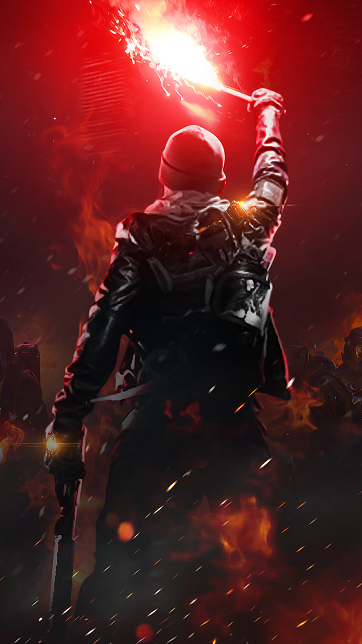 Download mobile wallpaper Fire, City, Soldier, Video Game, Tom Clancy's The Division for free.