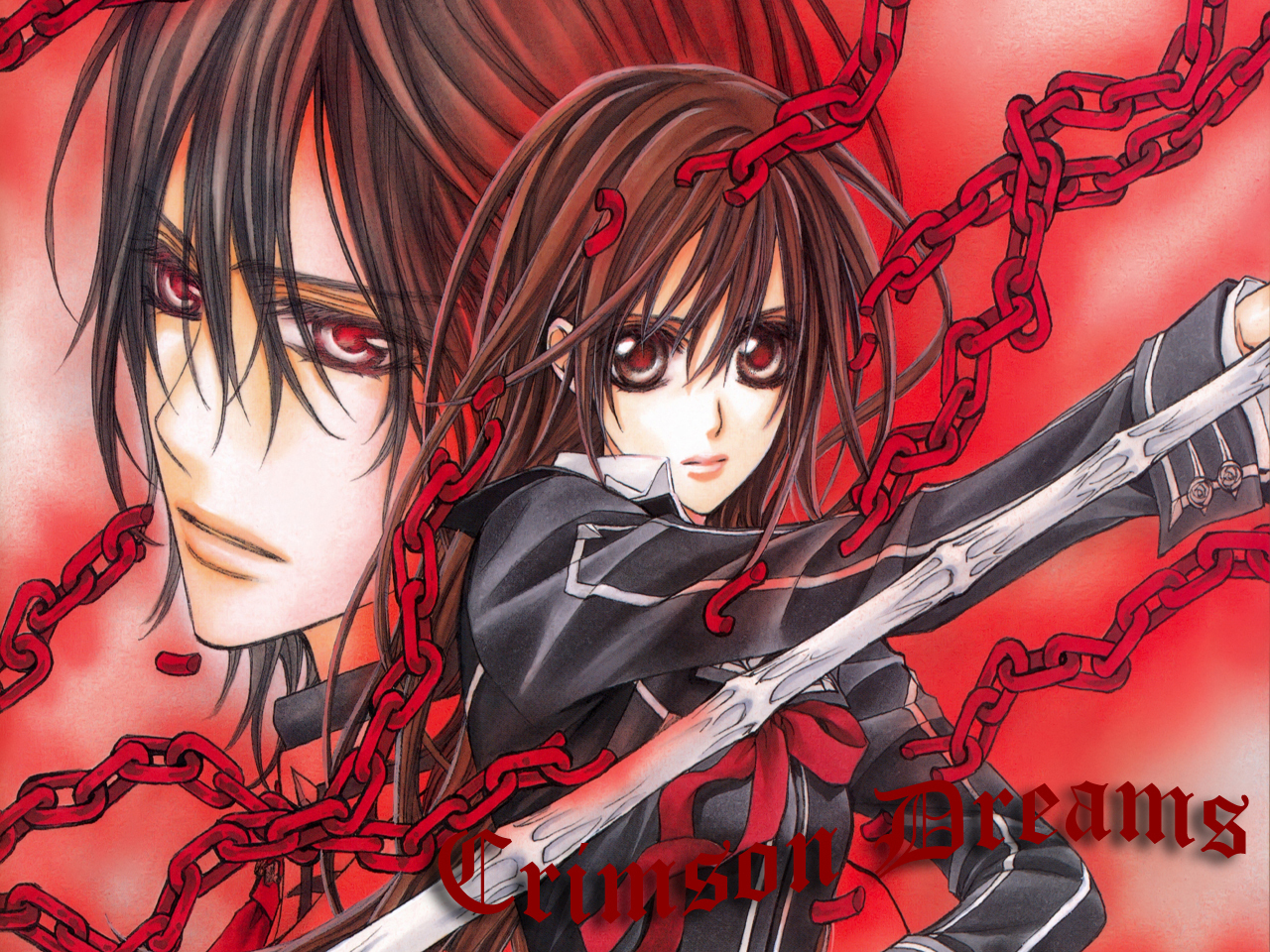 Handy-Wallpaper Animes, Vampire Knight kostenlos herunterladen.