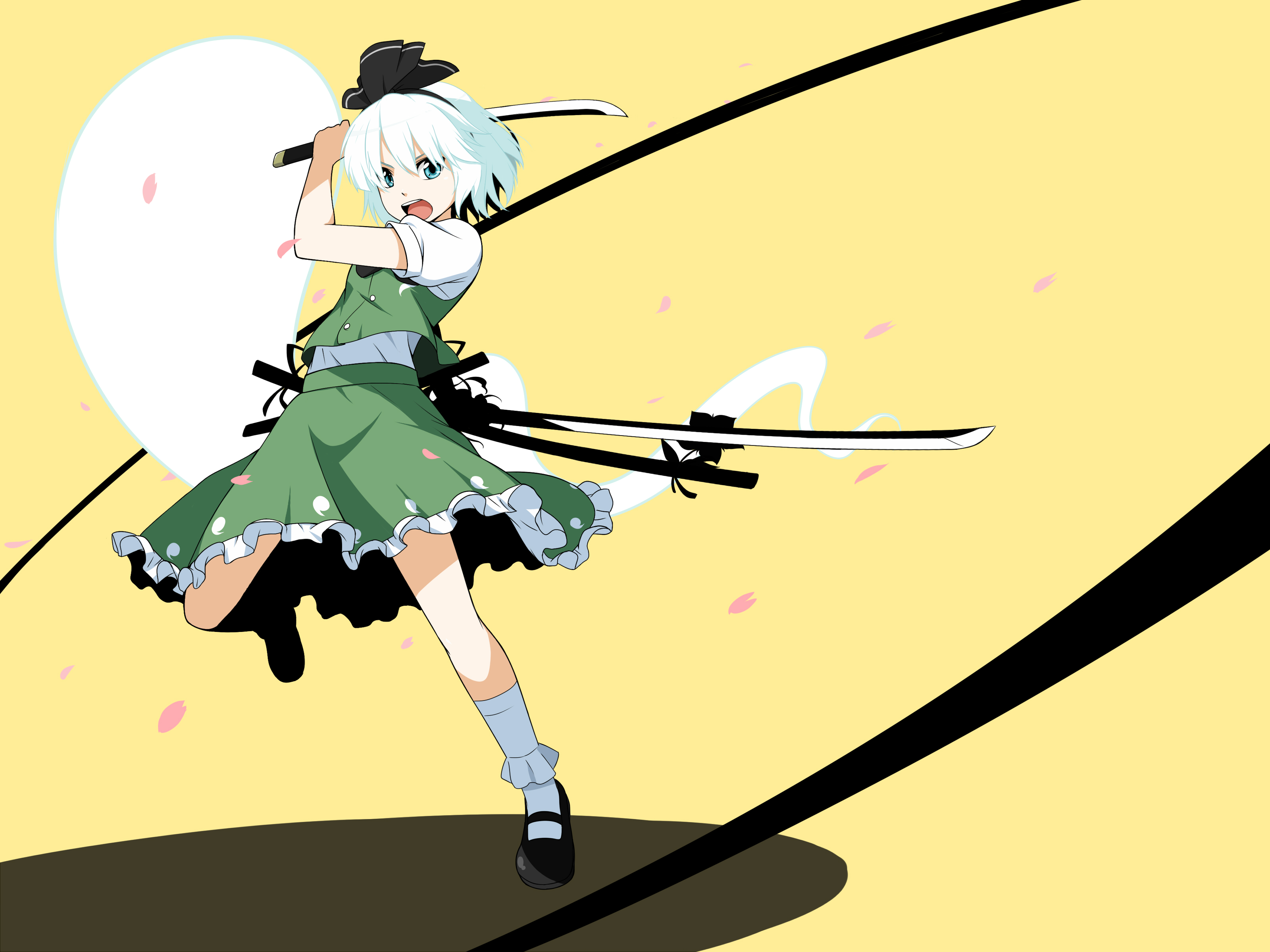 Handy-Wallpaper Animes, Tuhu, Youmu Konpaku kostenlos herunterladen.