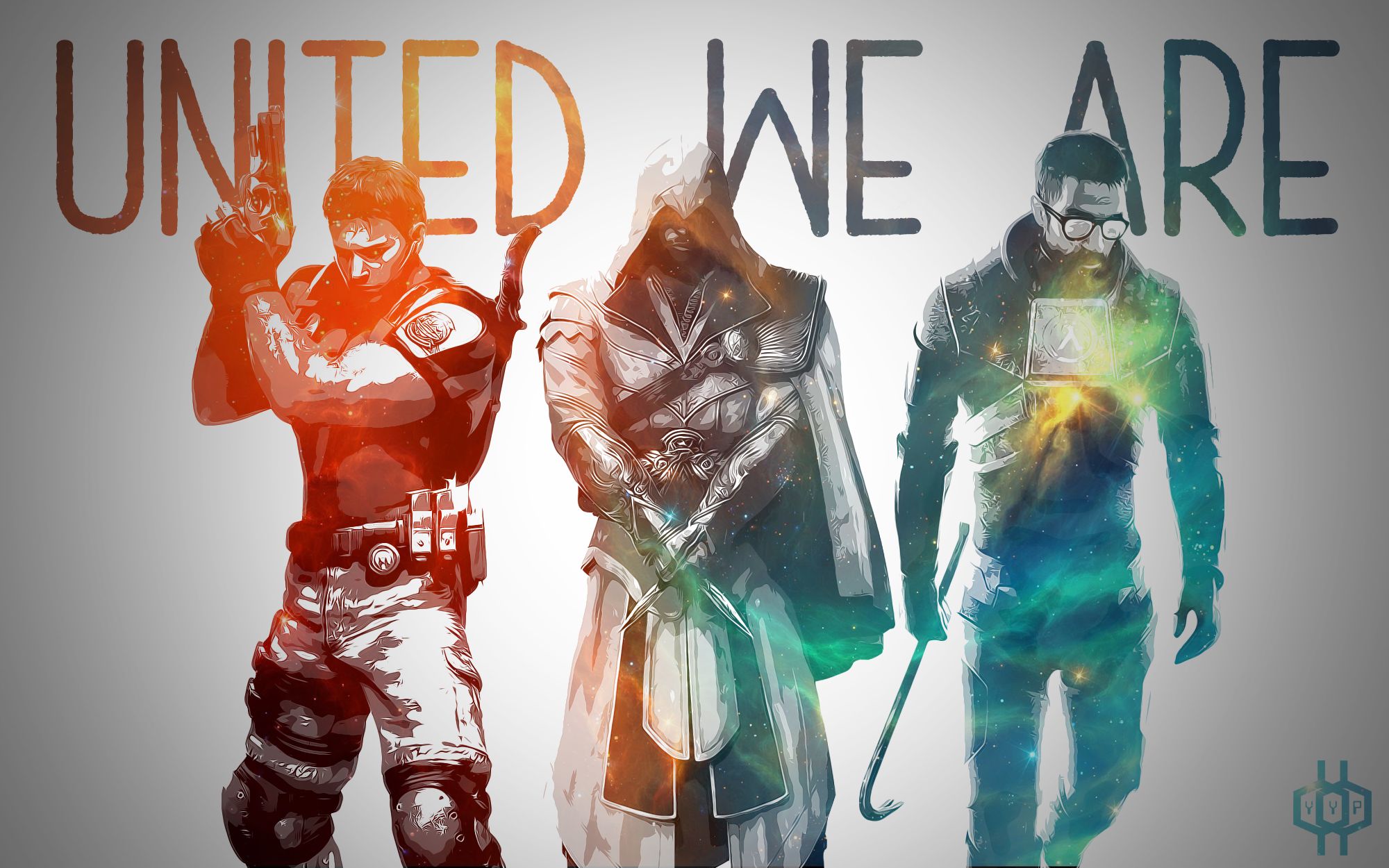 Free download wallpaper Assassin's Creed, Crossover, Video Game, Half Life 2, Resident Evil 5 on your PC desktop