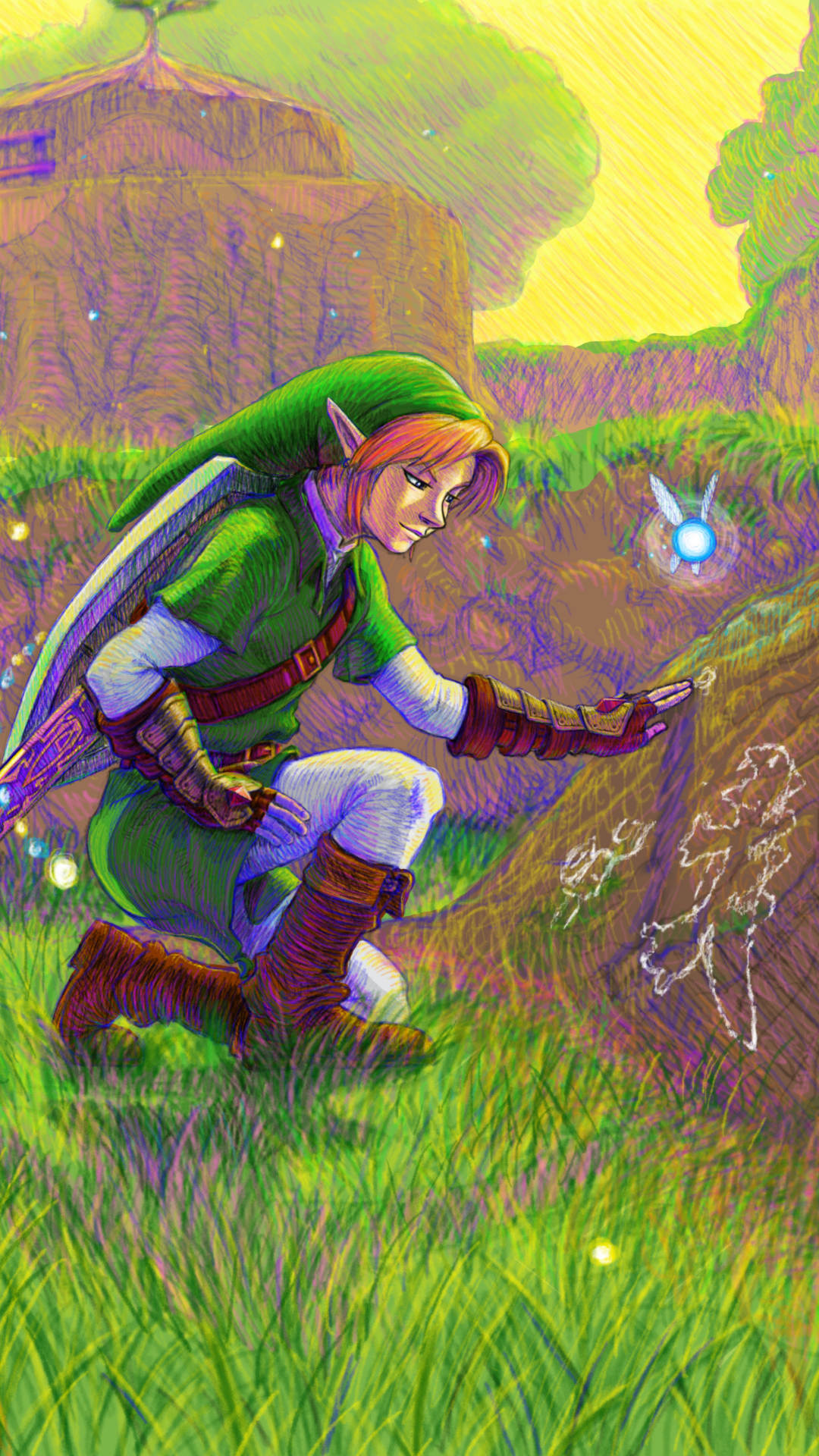 Download mobile wallpaper Link, Video Game, Zelda, The Legend Of Zelda: Ocarina Of Time, Navi (The Legend Of Zelda) for free.