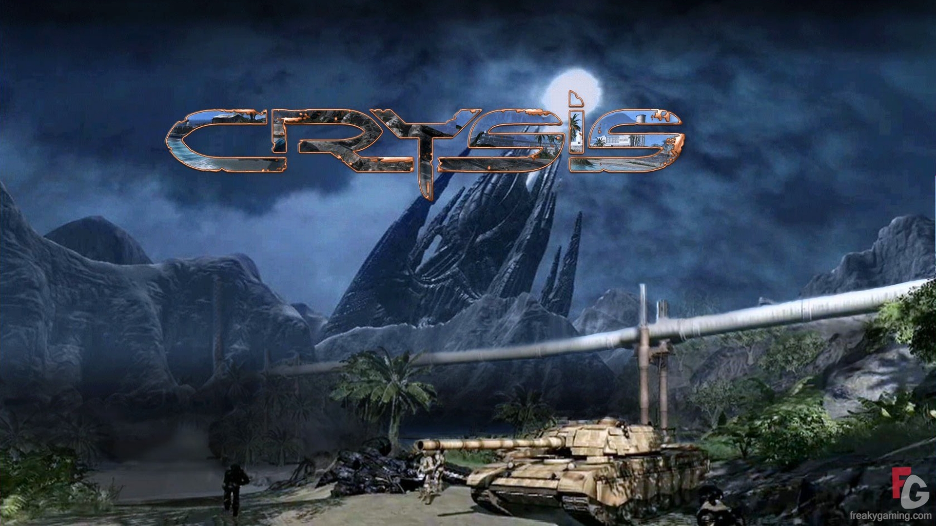 Laden Sie das Crysis, Computerspiele-Bild kostenlos auf Ihren PC-Desktop herunter