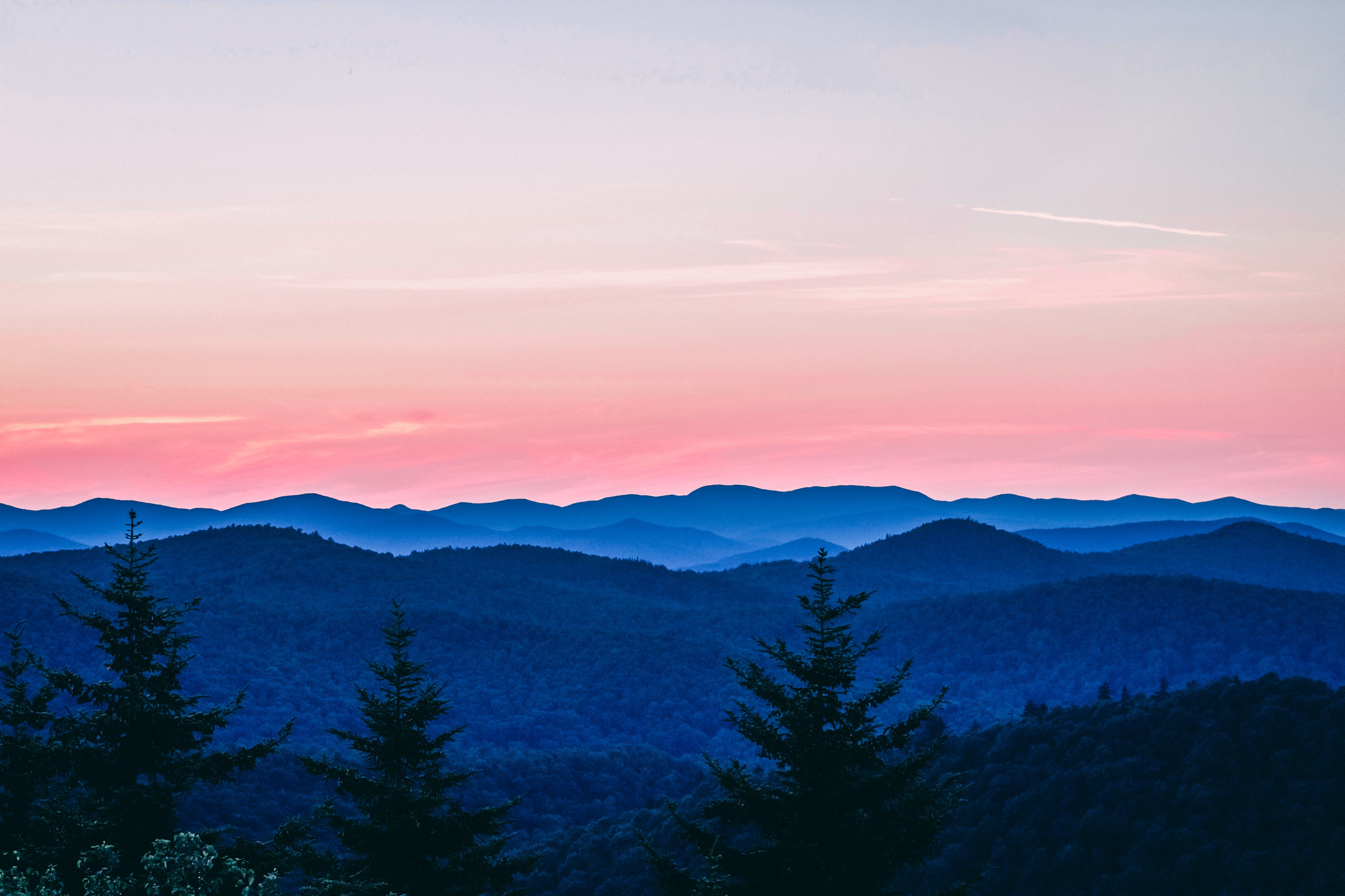 Laden Sie das Bäume, Vermont, Natur, Sky, Mountains, Usa-Bild kostenlos auf Ihren PC-Desktop herunter