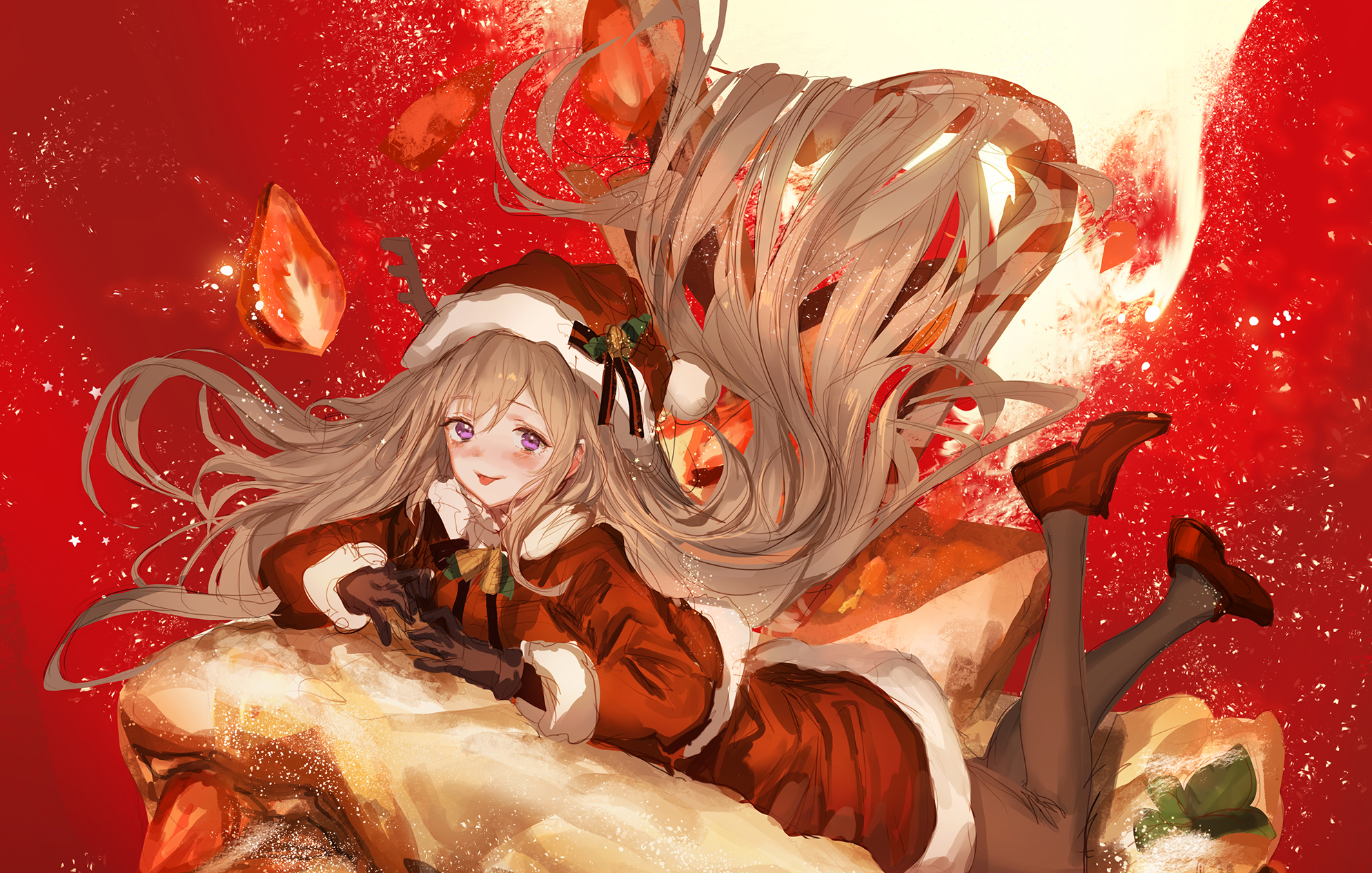 Download mobile wallpaper Anime, Christmas for free.