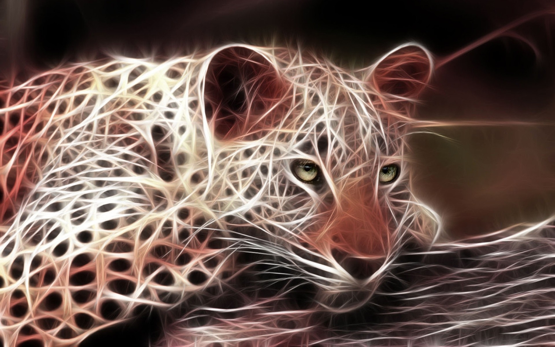 Baixar papel de parede para celular de Animais, Leopards, Arte, Imagens gratuito.