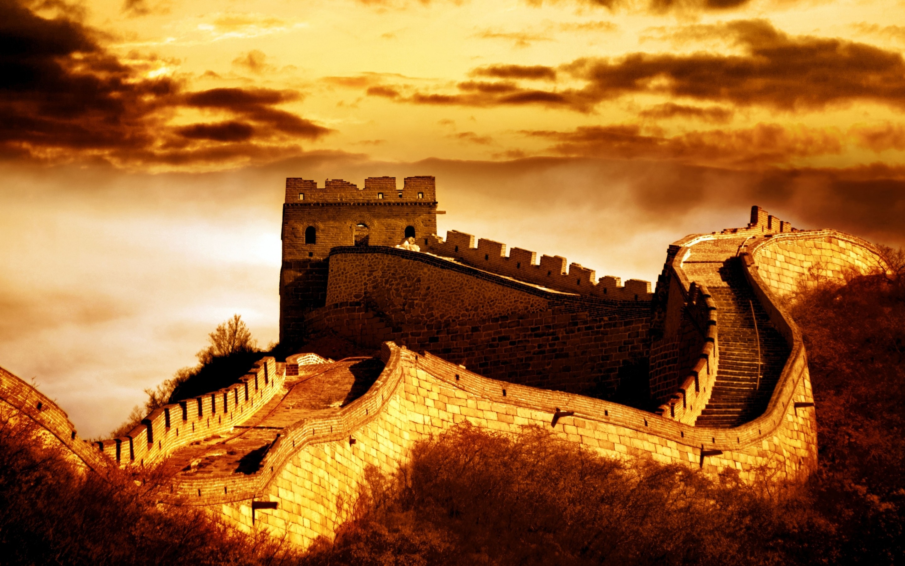 Free download wallpaper Monuments, Great Wall Of China, Man Made on your PC desktop