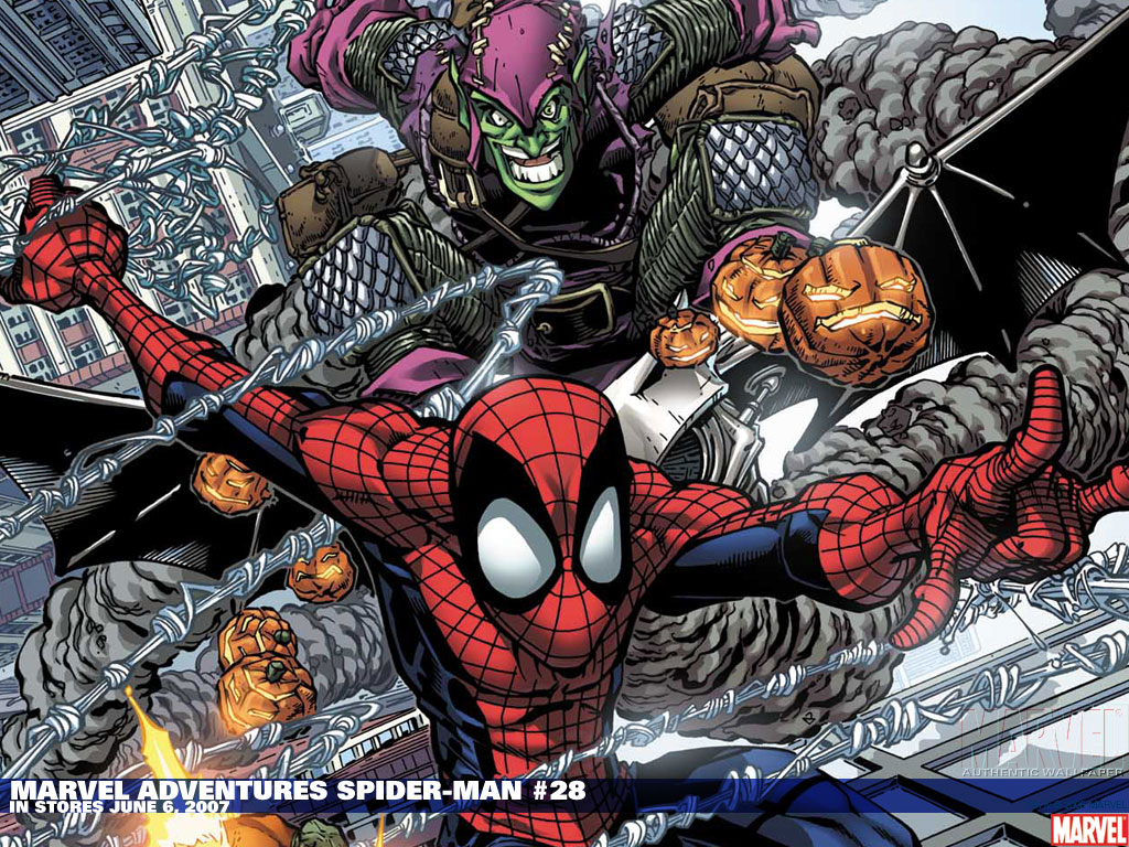 comics, spider man, green goblin