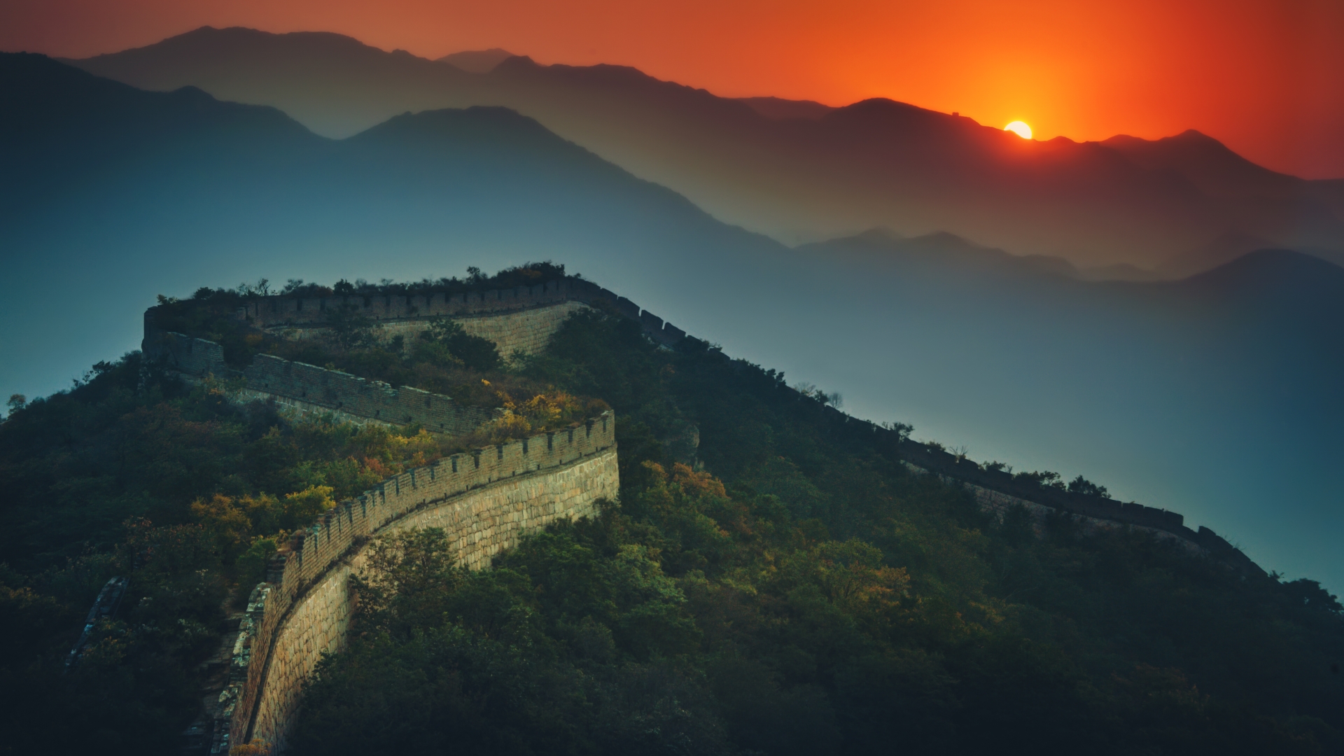 Скачати мобільні шпалери Велика Китайська Стіна, Створено Людиною безкоштовно.