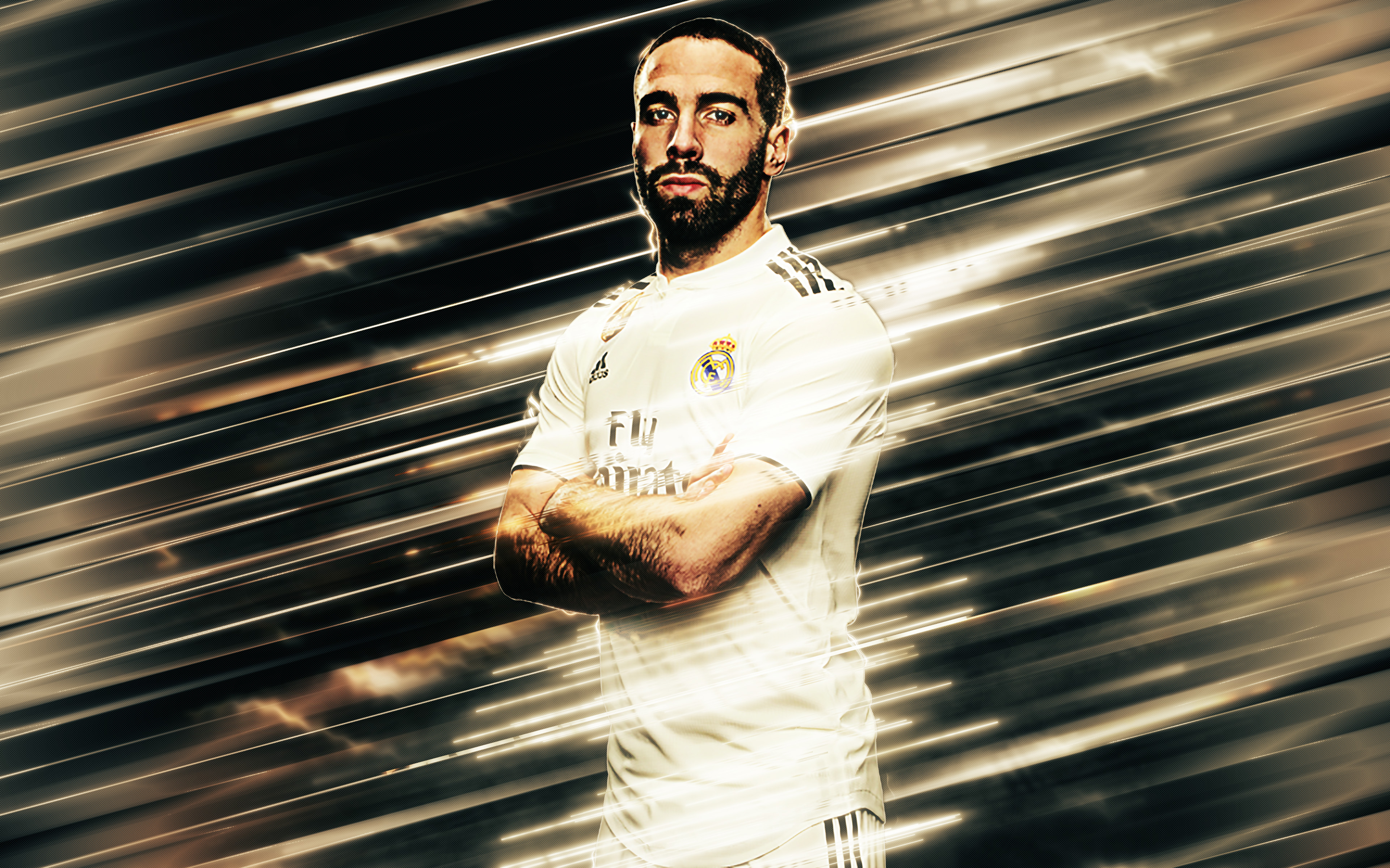 Download mobile wallpaper Sports, Soccer, Spanish, Real Madrid C F, Dani Carvajal for free.