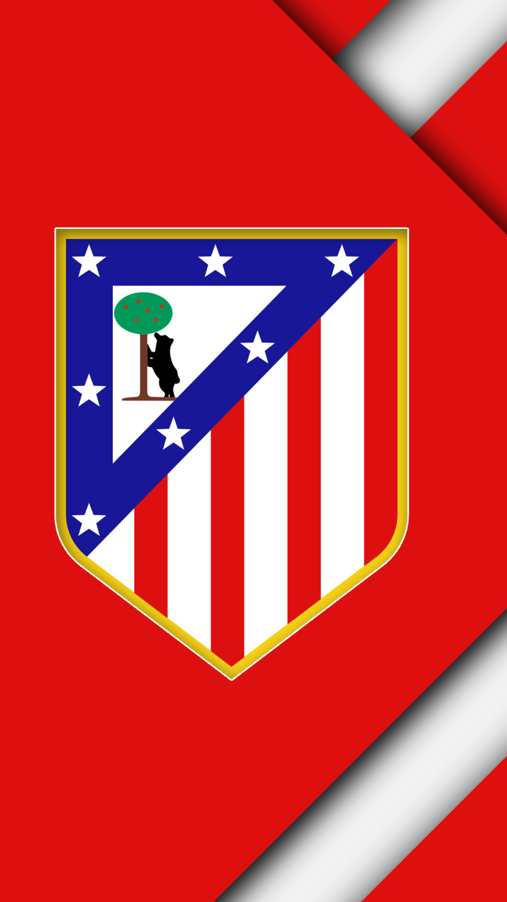 Download mobile wallpaper Sports, Logo, Emblem, Soccer, Atlético Madrid for free.