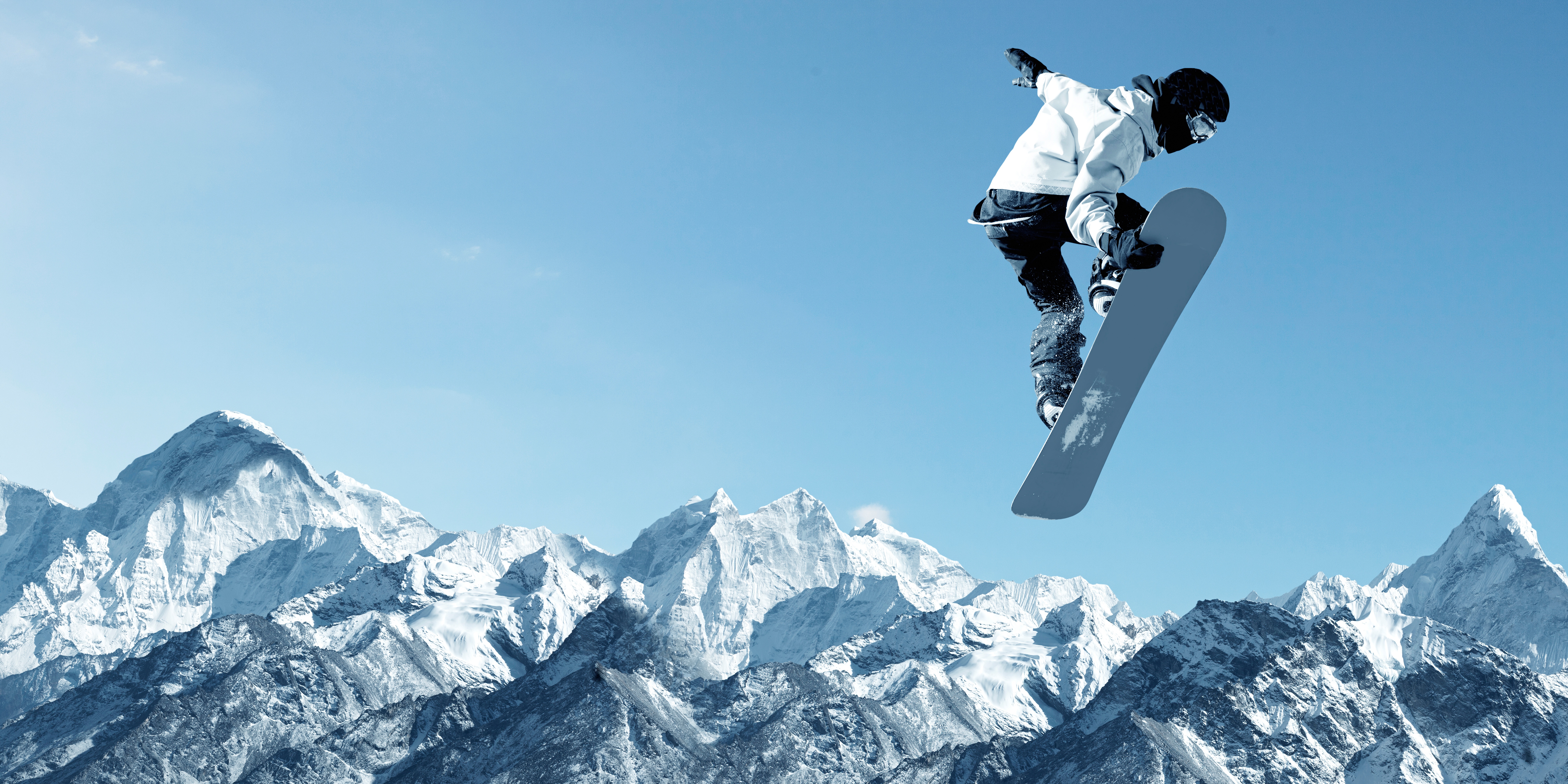 Download mobile wallpaper Sports, Snowboarding, Mountain, Peak for free.