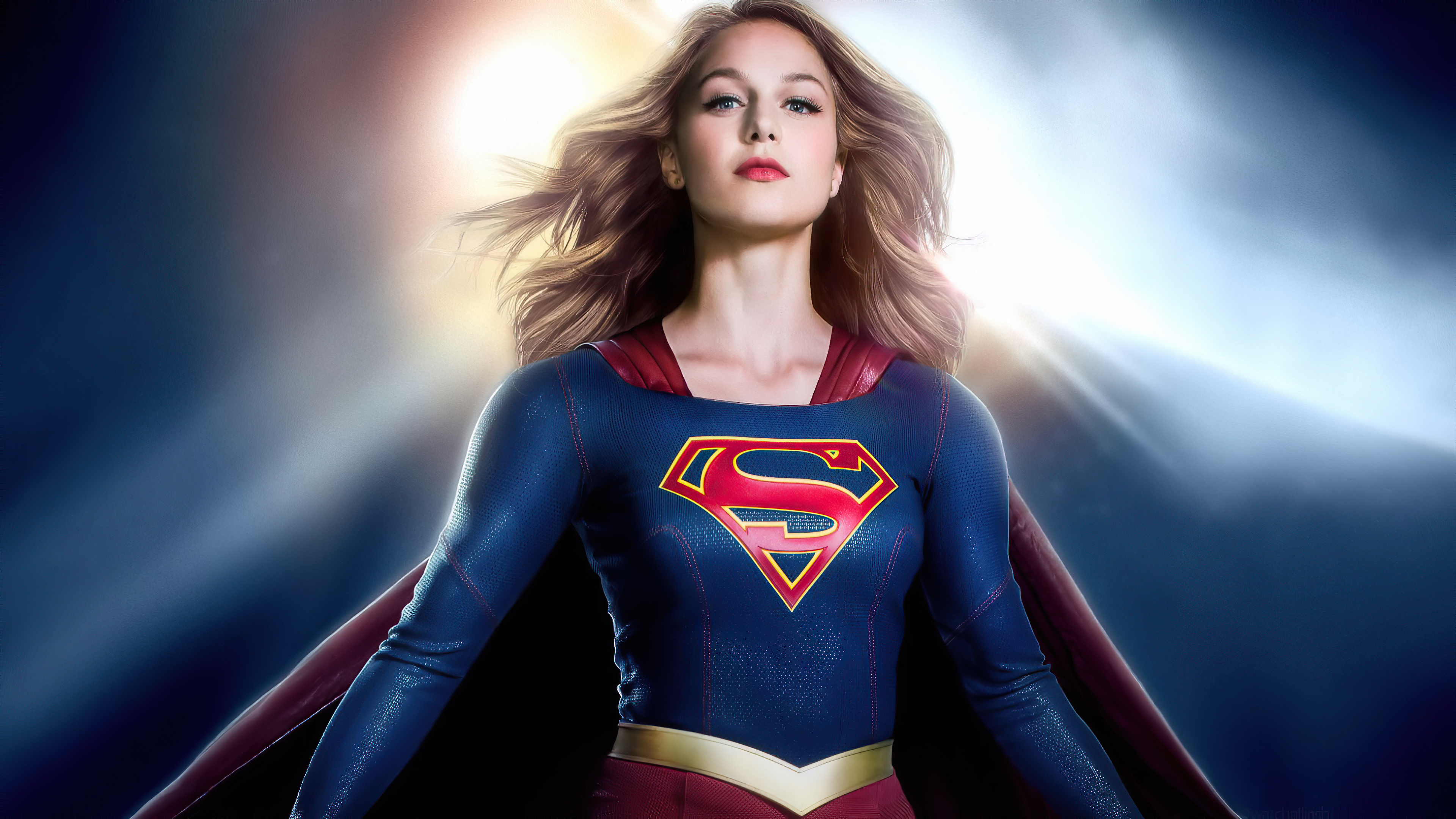 Laden Sie das Fernsehserien, Übermensch, Supergirl, Melissa Benoist, Supergirl (Tv Show), Kara Danvers-Bild kostenlos auf Ihren PC-Desktop herunter