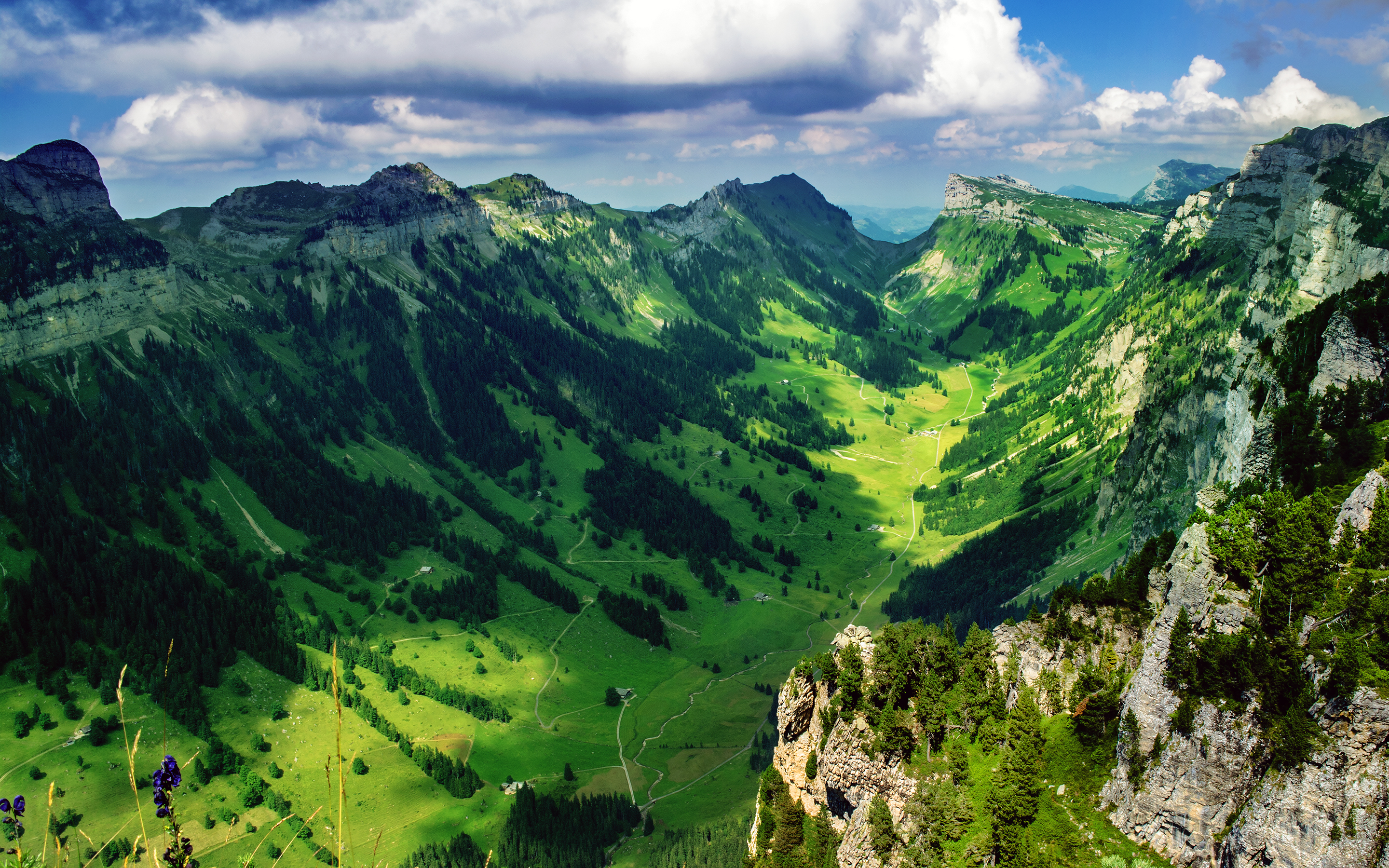 Laden Sie das Tal, Erde/natur-Bild kostenlos auf Ihren PC-Desktop herunter