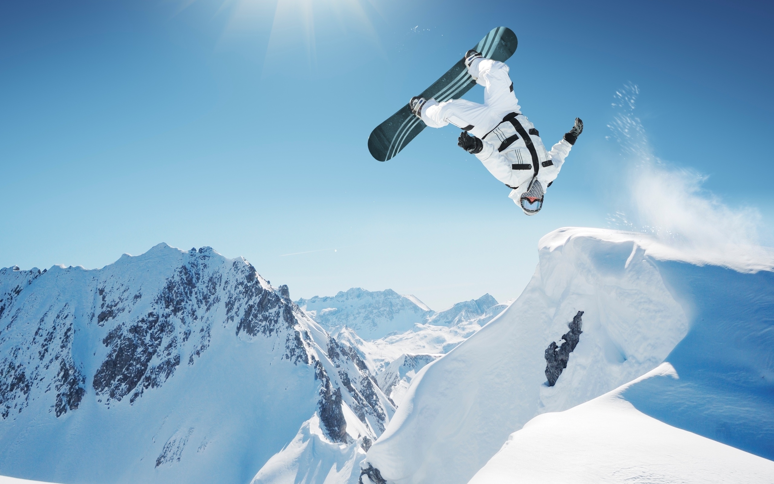 Laden Sie Snowboarding HD-Desktop-Hintergründe herunter