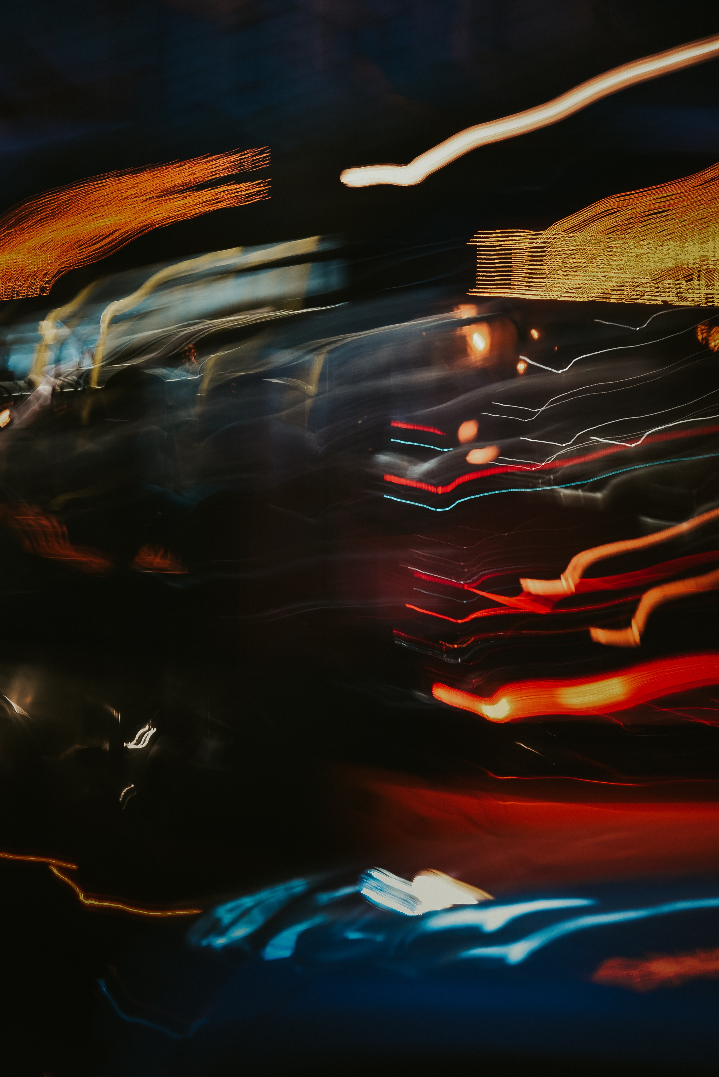 distortion, blur, shine, abstract, light, traffic, movement, smooth, long exposure