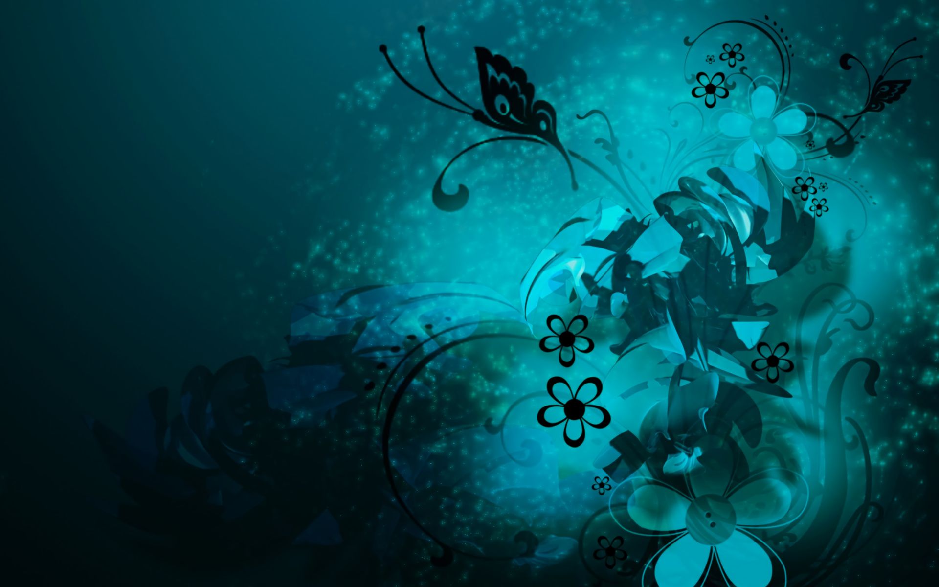 Free download wallpaper Flowers, Fantasy, Flower, Butterfly, Artistic on your PC desktop