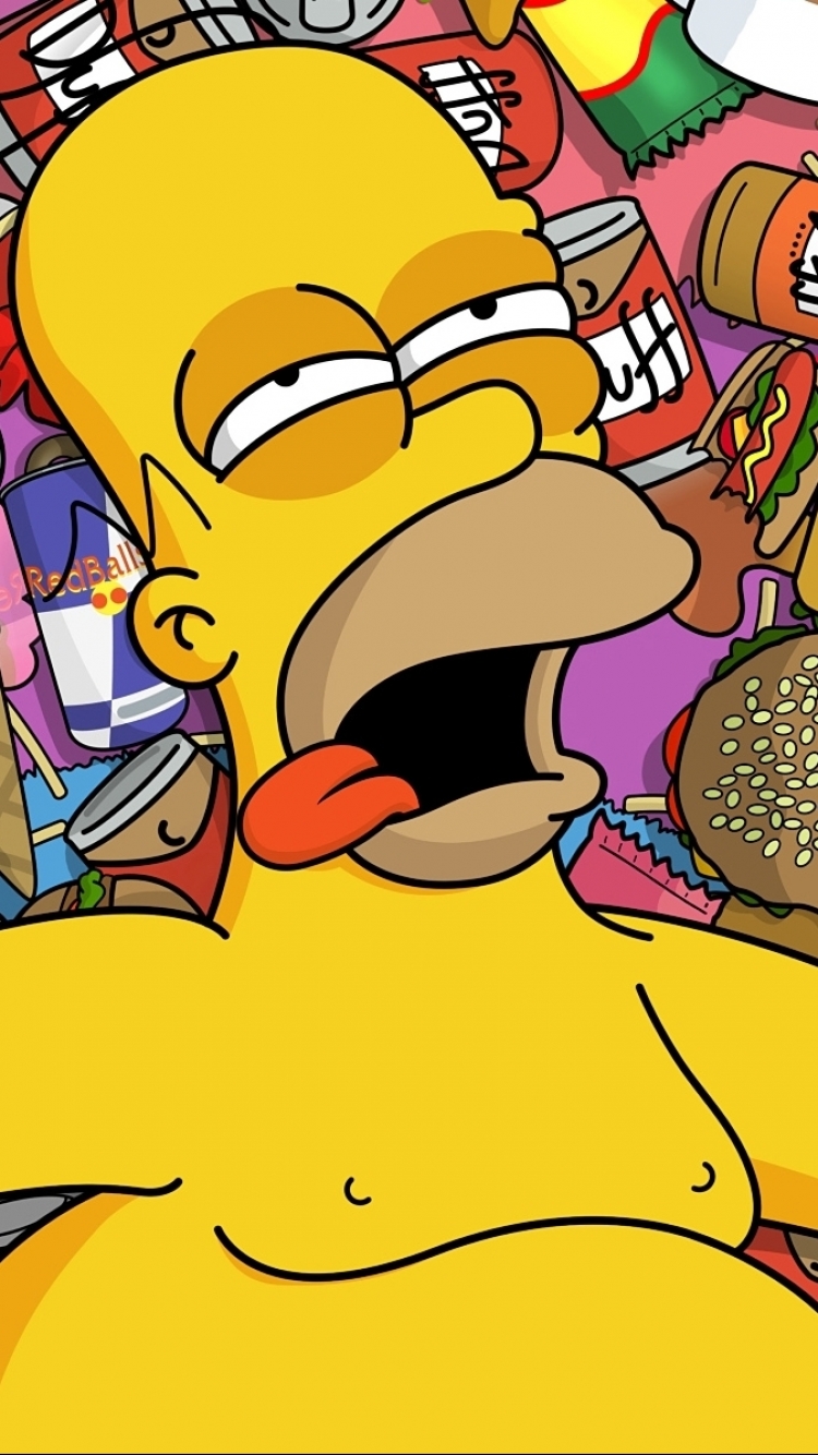 Descarga gratuita de fondo de pantalla para móvil de Gracioso, Humor, Series De Televisión, Los Simpsons, Homero Simpson, Cerveza Duff.