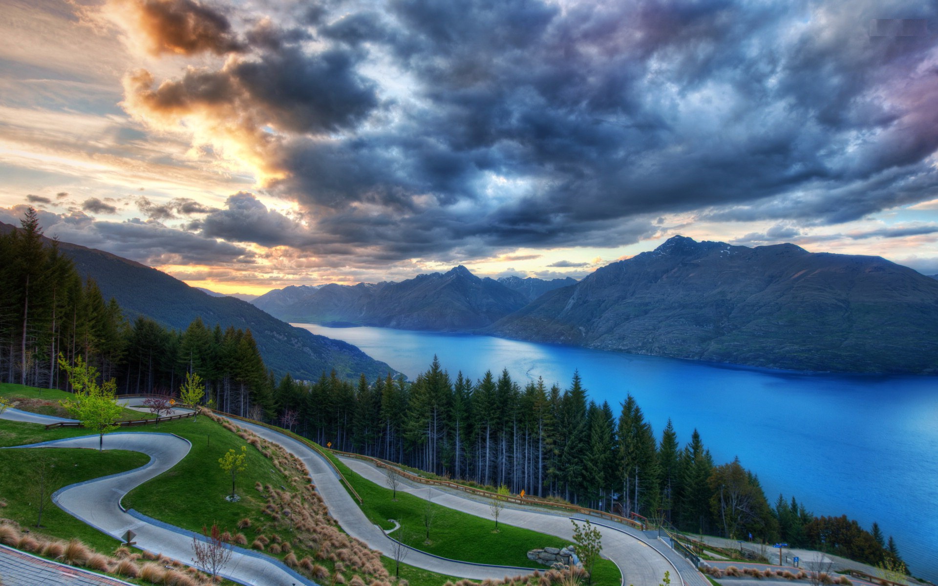 Laden Sie das Landschaft, Berg, See, Wald, Wolke, Fotografie-Bild kostenlos auf Ihren PC-Desktop herunter