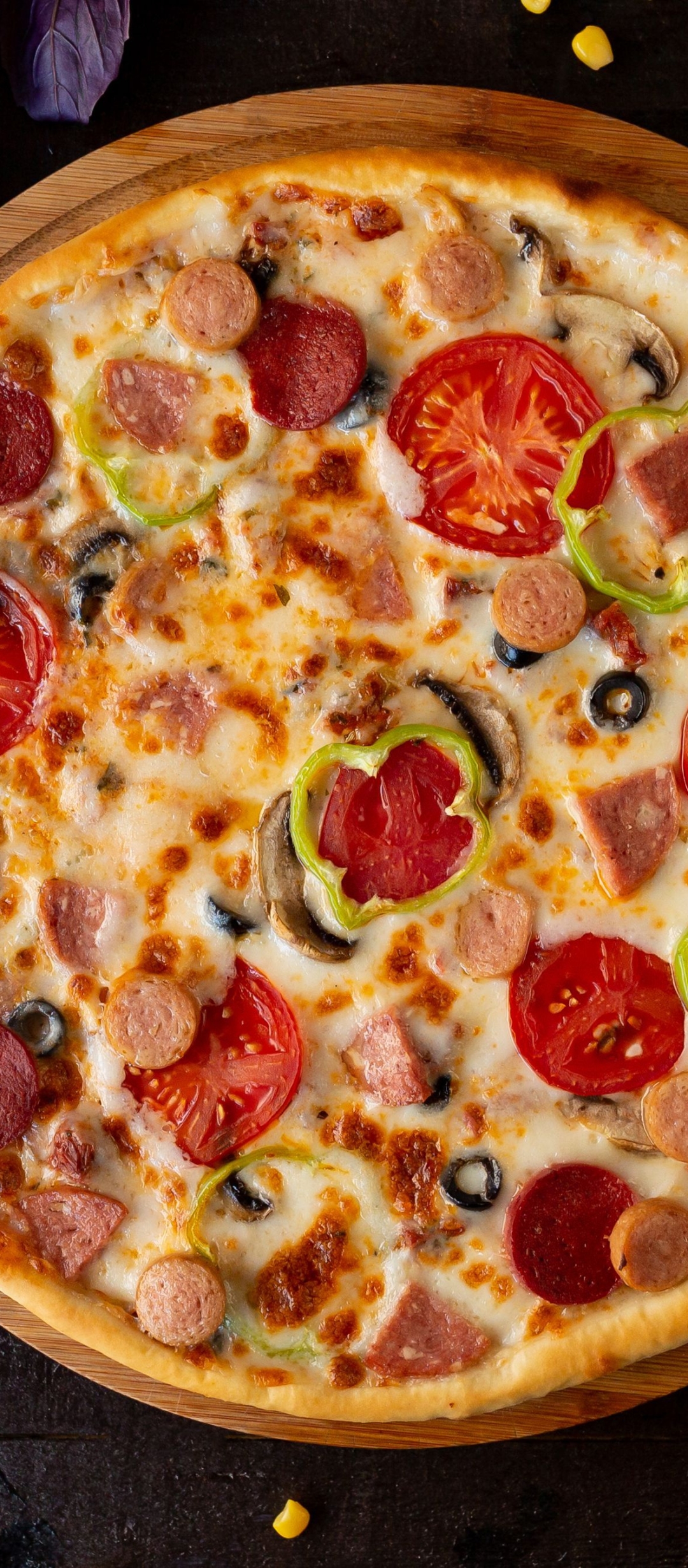 Handy-Wallpaper Pizza, Nahrungsmittel kostenlos herunterladen.