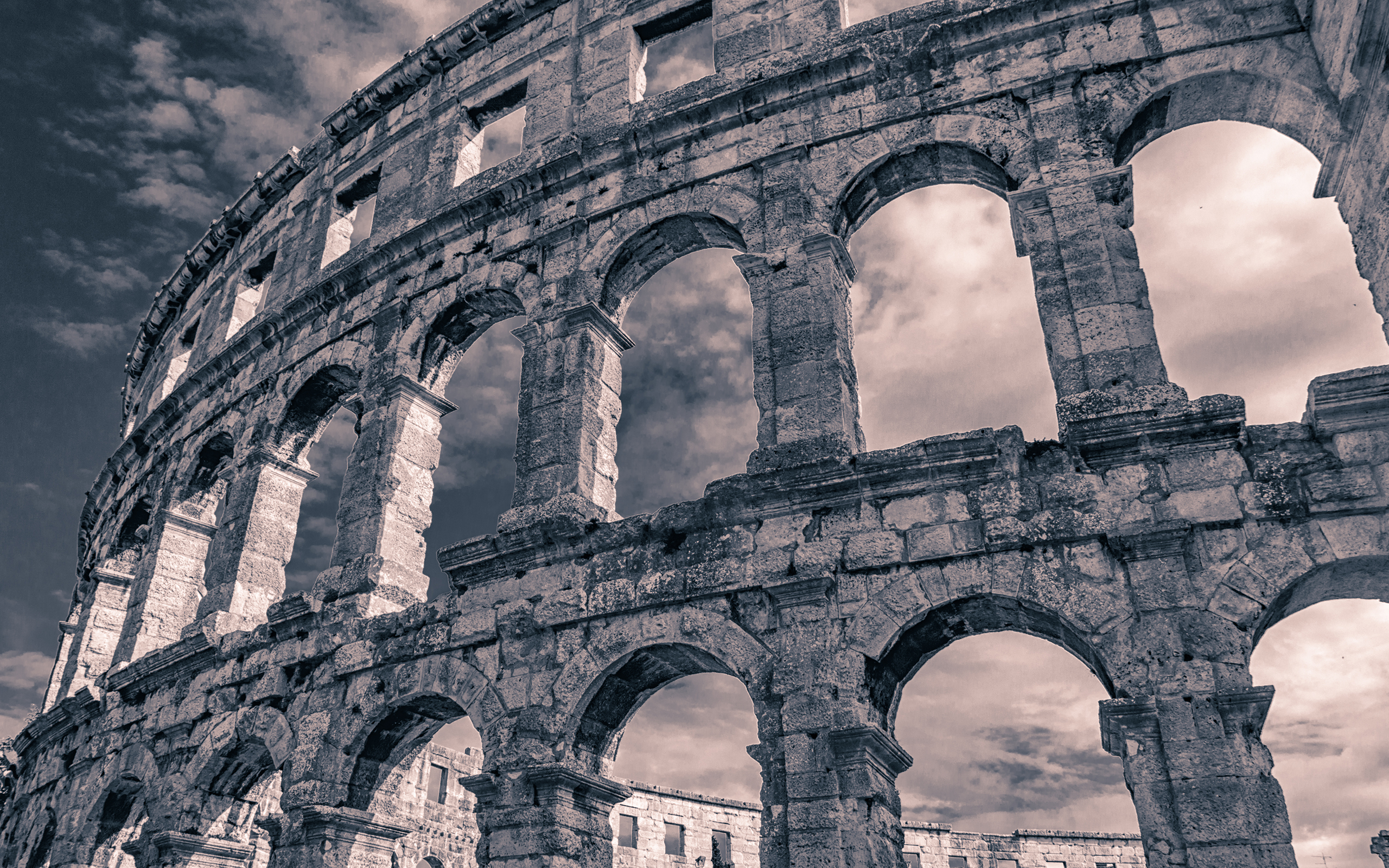 man made, colosseum, architecture, rome, monuments