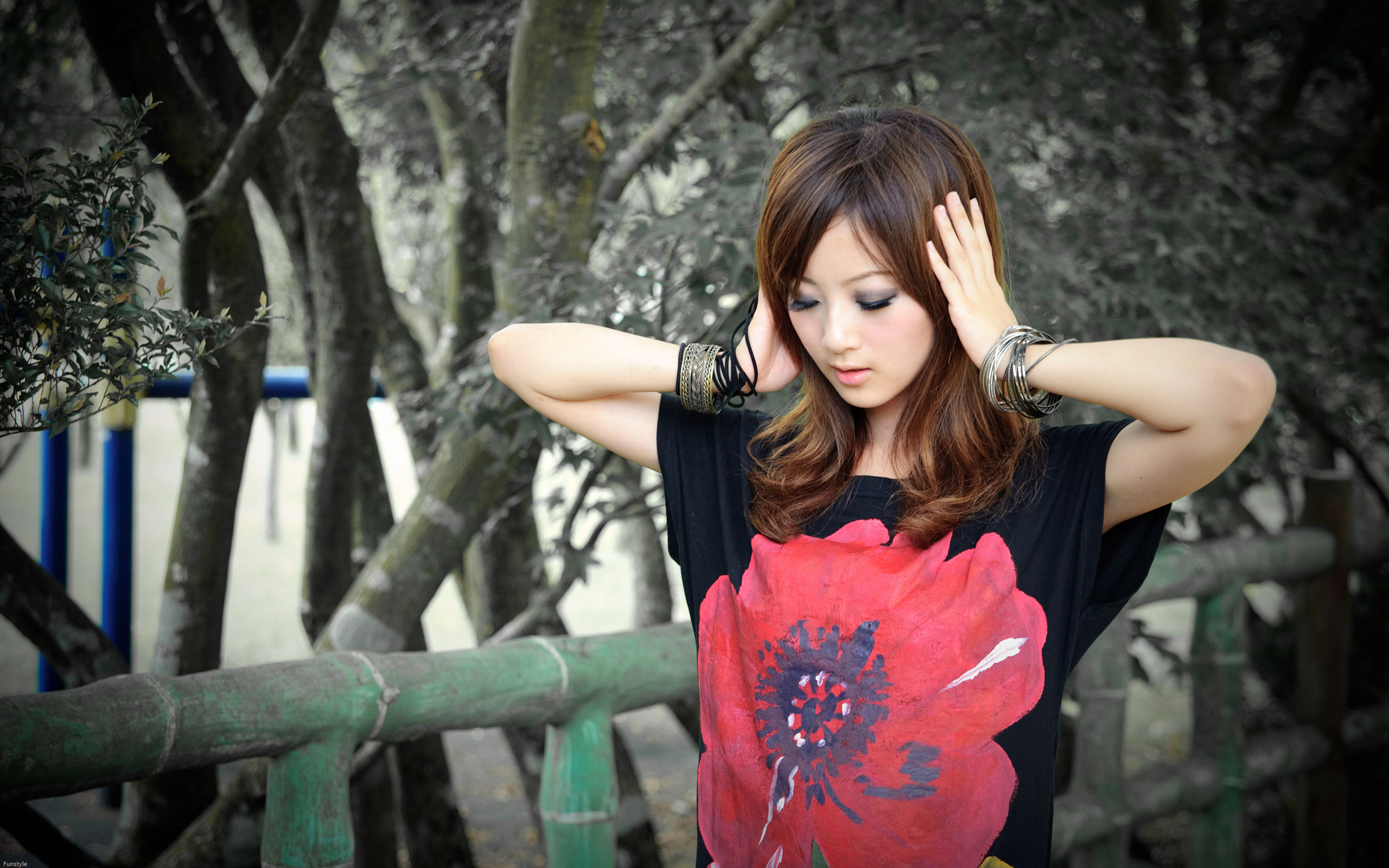Download mobile wallpaper Women, Mikako Zhang Kaijie for free.