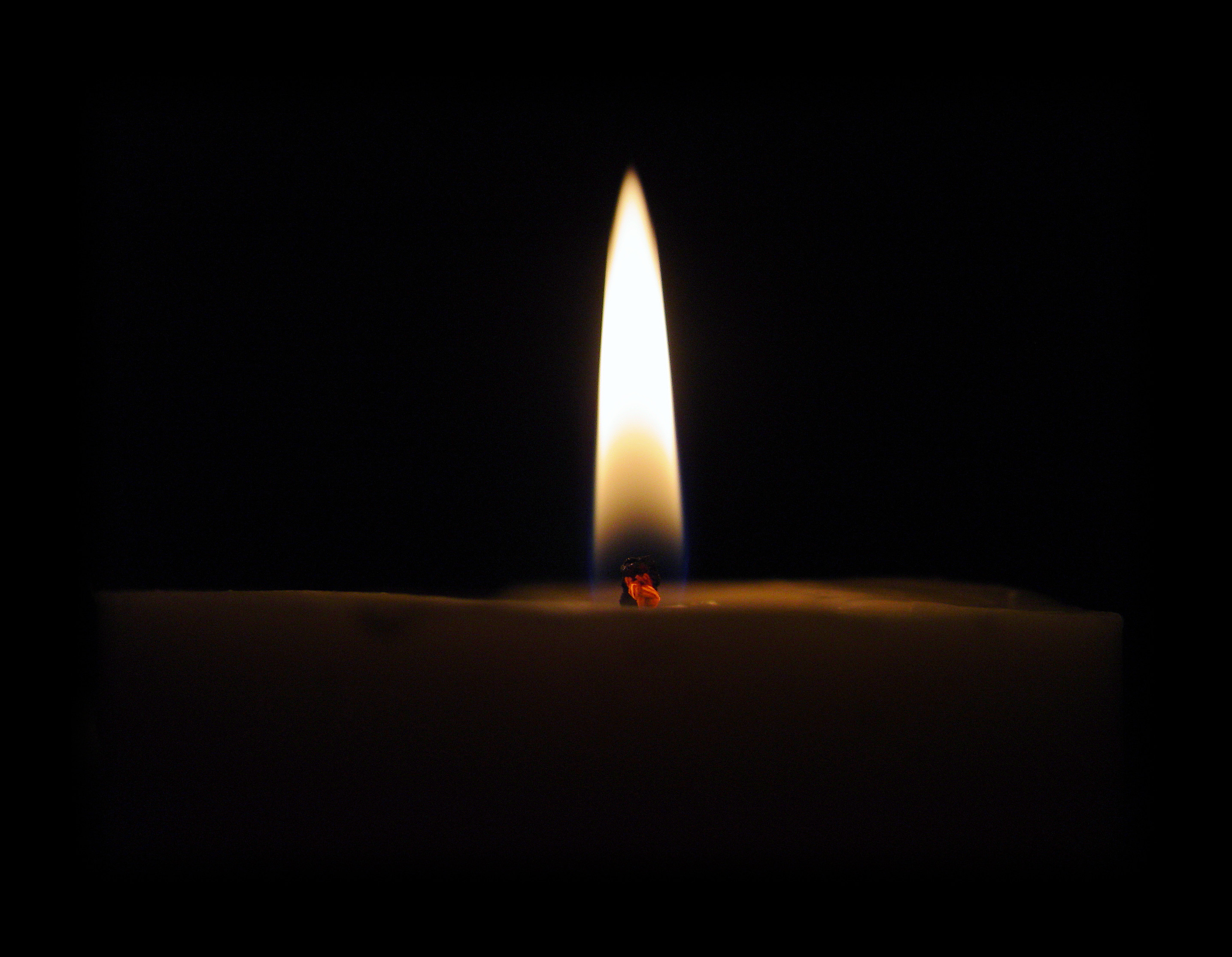 dark, flame, candle, wax iphone wallpaper
