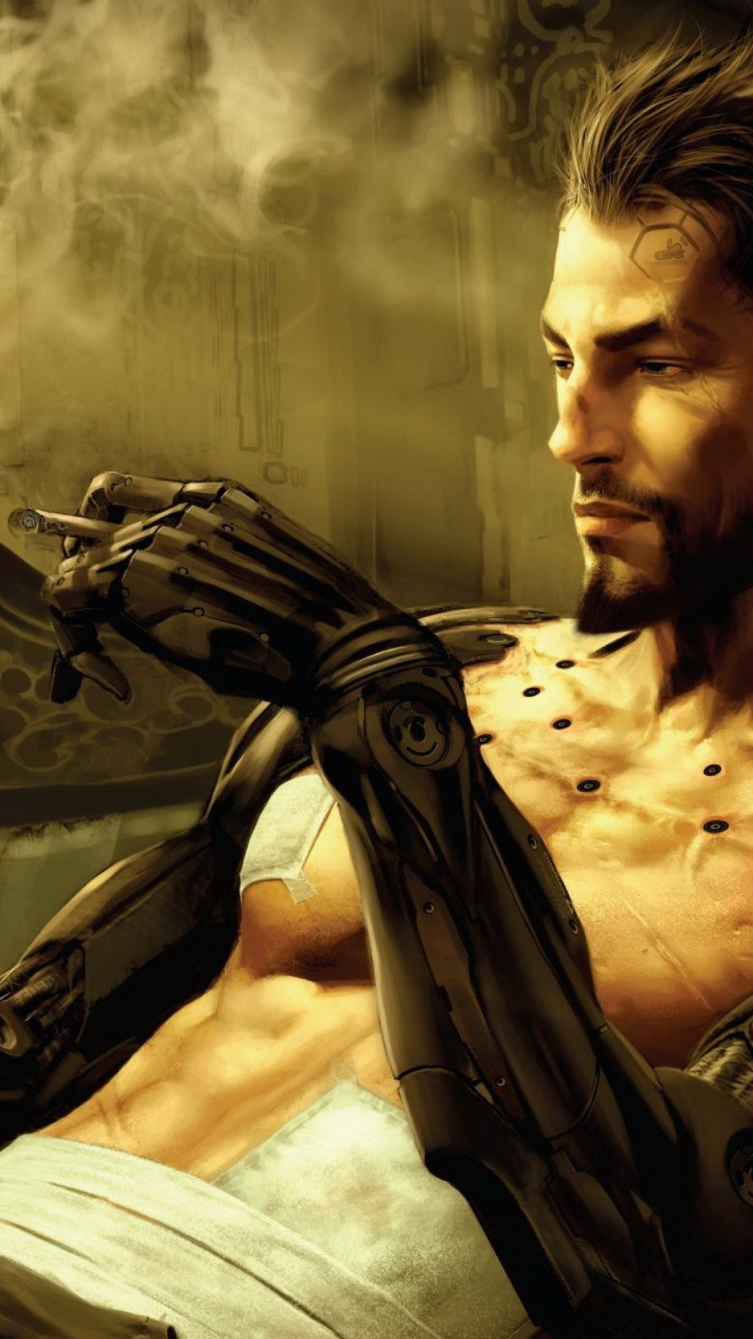 Handy-Wallpaper Fantasie, Mensch, Cyborg, Computerspiele, Deus Ex, Deus Ex: Human Revolution, Menschlich kostenlos herunterladen.