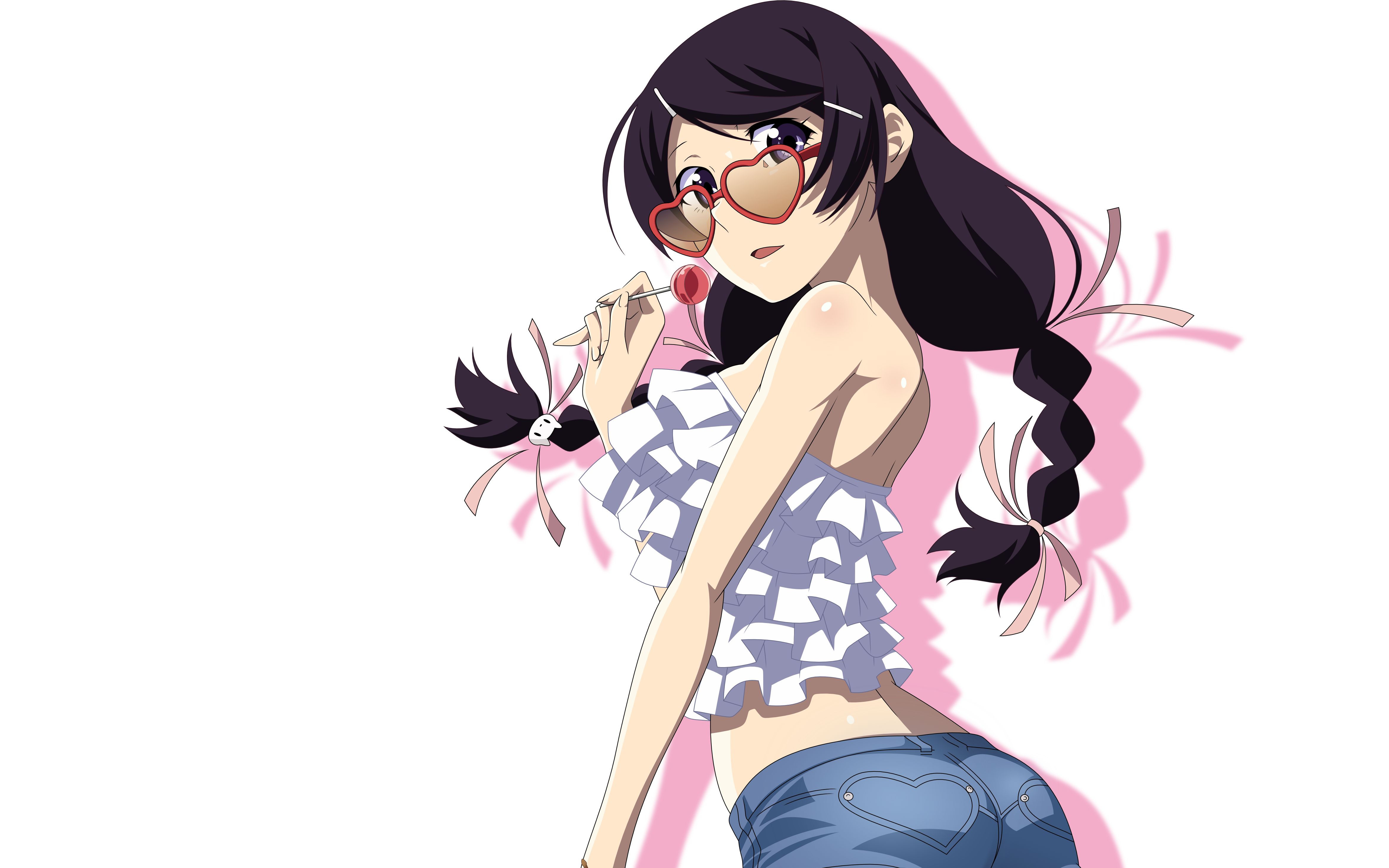 Free download wallpaper Anime, Monogatari (Series), Tsubasa Hanekawa on your PC desktop