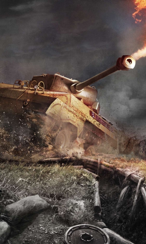 Download mobile wallpaper World Of Tanks, Video Game for free.