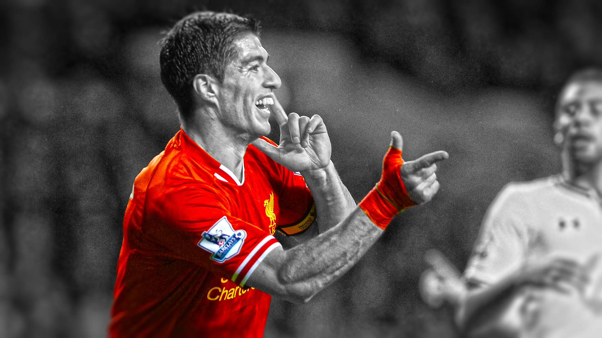 Download mobile wallpaper Sports, Soccer, Liverpool F C, Luis Suarez for free.