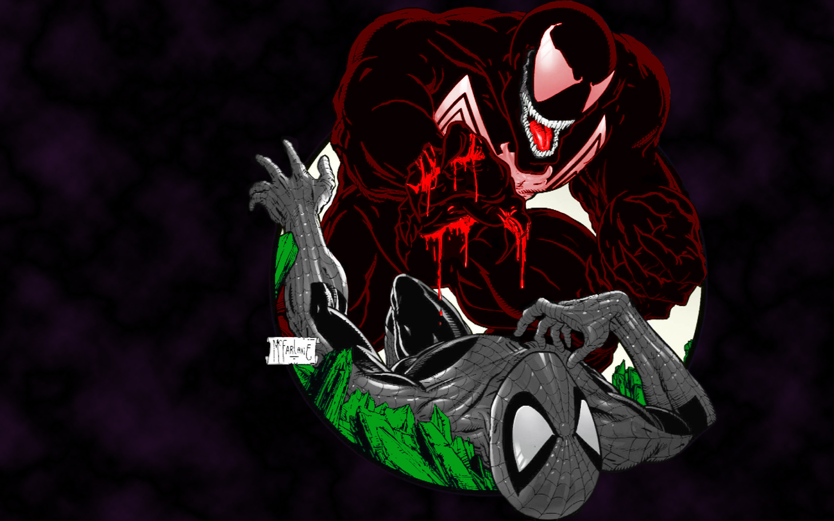 Téléchargez gratuitement l'image Spider Man, Venin, Bande Dessinées sur le bureau de votre PC