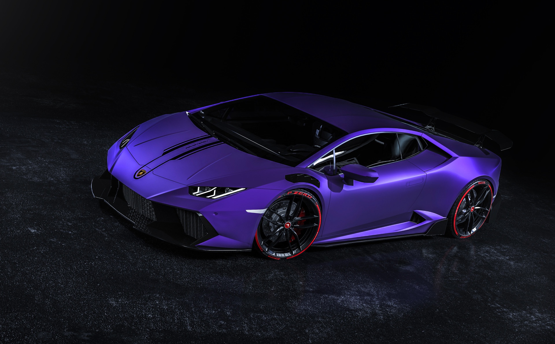Download mobile wallpaper Lamborghini, Car, Supercar, Vehicles, Lamborghini Huracán, Purple Car for free.