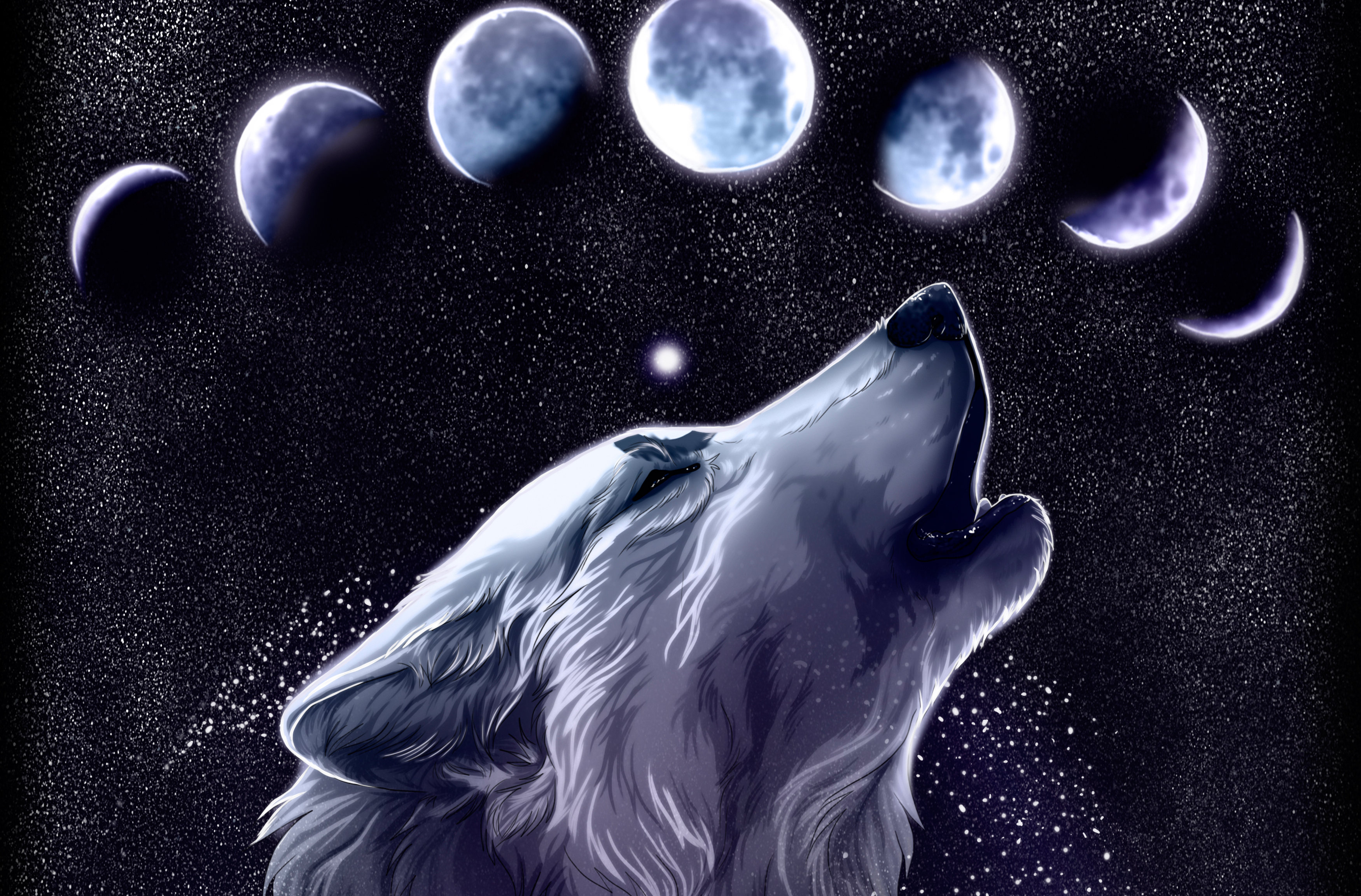 wolf, planet, animal, howling, wolves