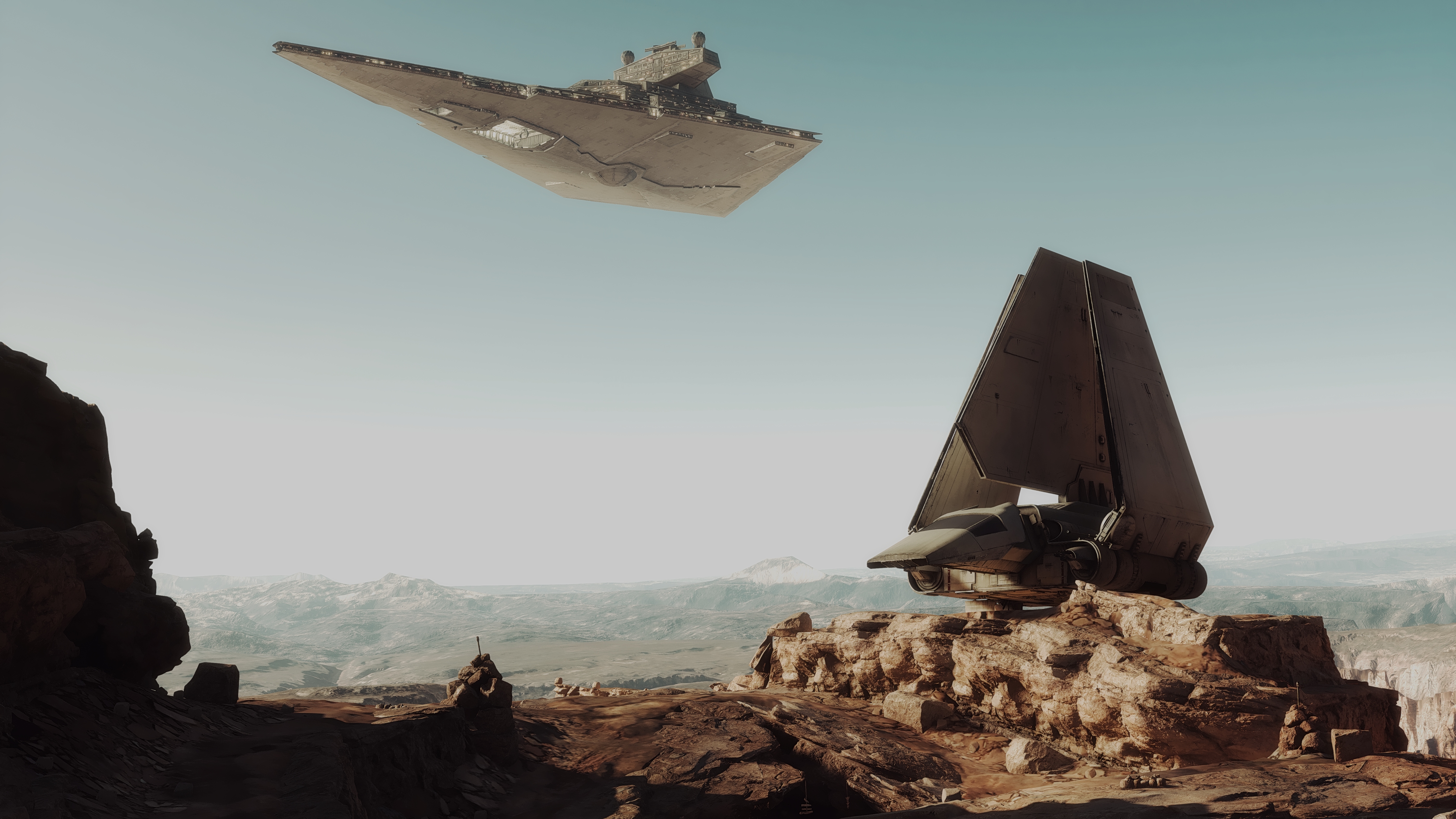 star wars battlefront (2015), video game, star destroyer, star wars
