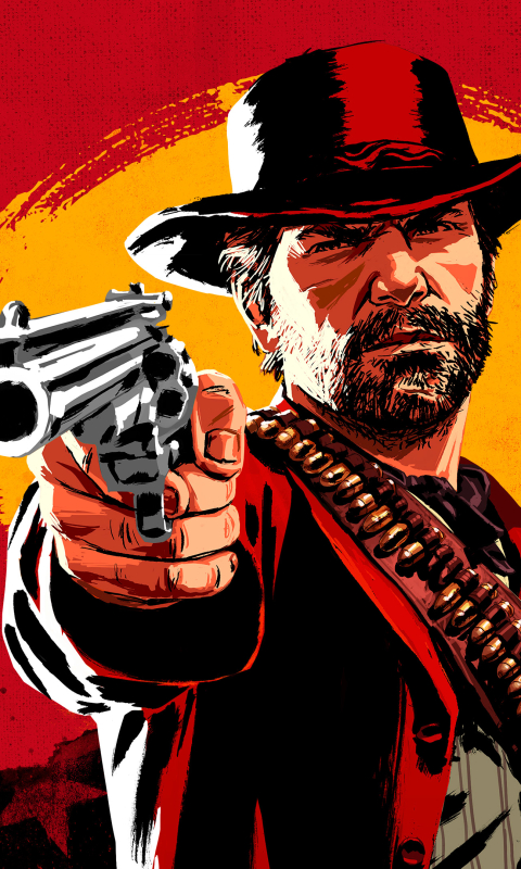 Handy-Wallpaper Computerspiele, Red Dead Redemption 2, Artur Morgan, Roter Tot kostenlos herunterladen.