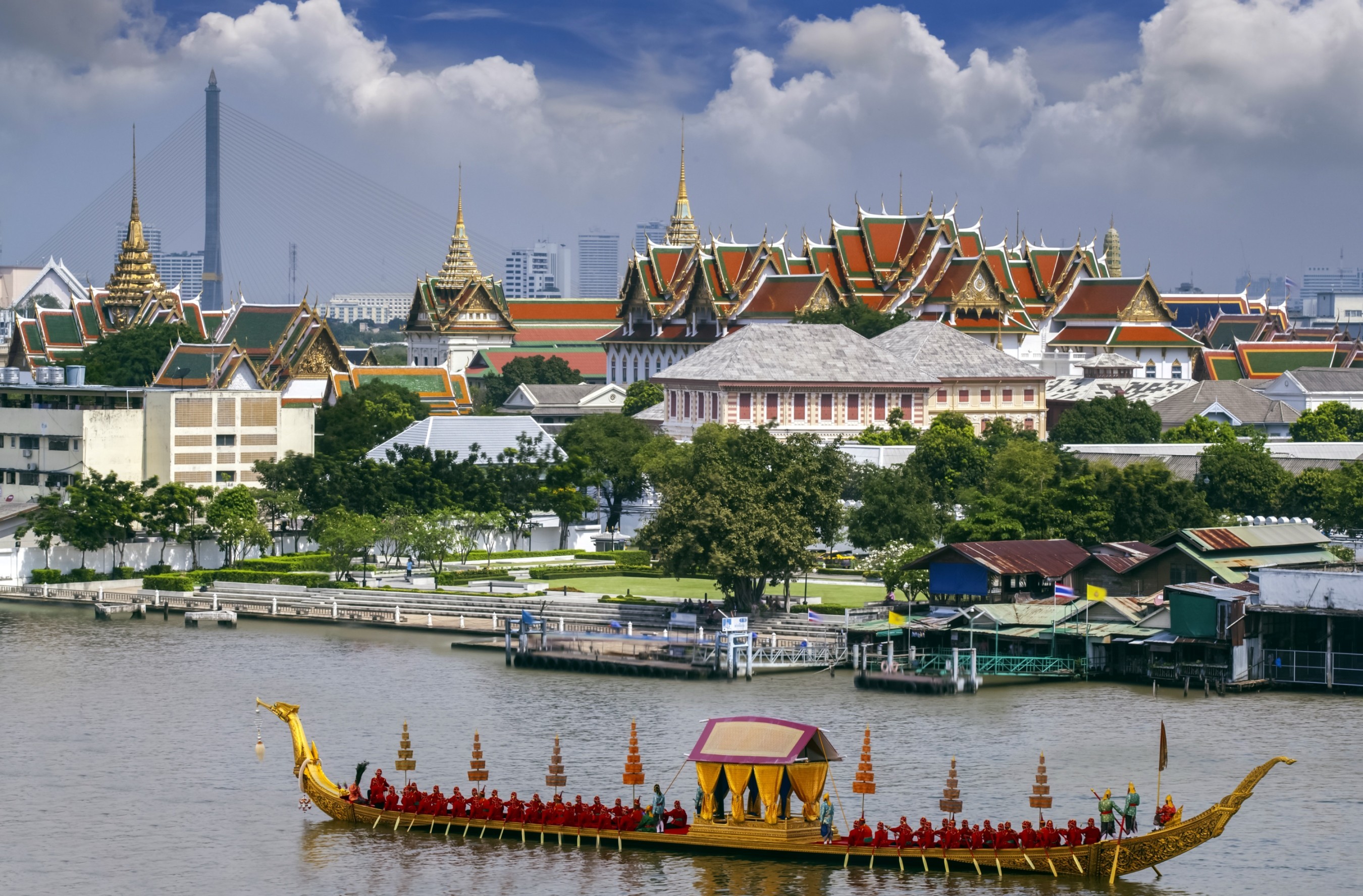 341598 Hintergrundbild herunterladen menschengemacht, großer palast, bangkok, thailand, paläste - Bildschirmschoner und Bilder kostenlos