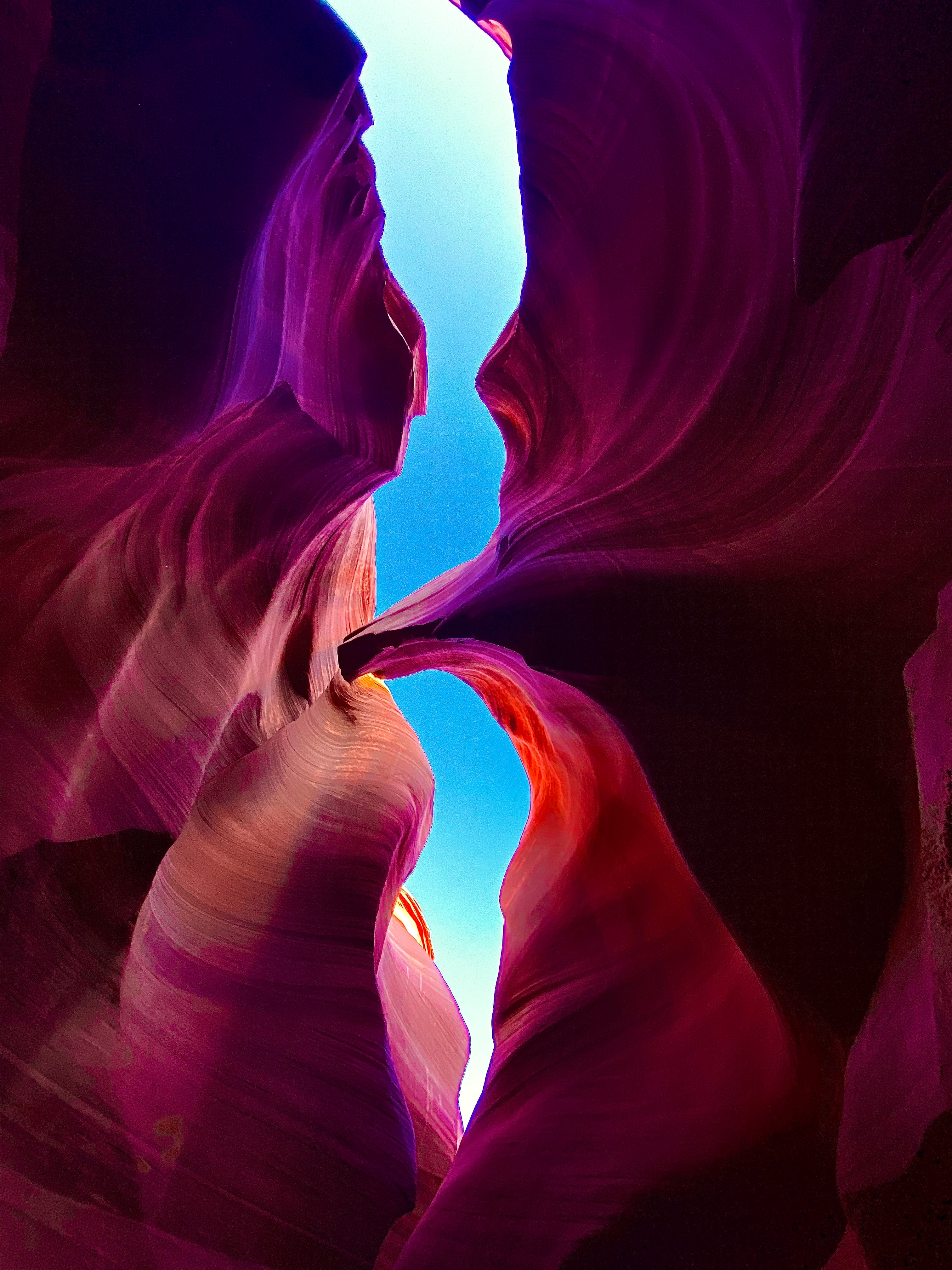 Download mobile wallpaper Relief, Nature, Cave, Canyon, Form, Forms for free.