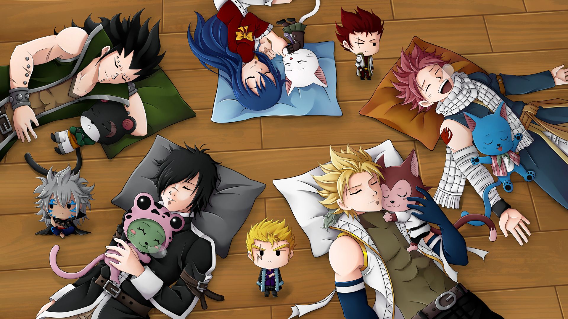 789171 baixar papel de parede anime, fairy tail, carlos (fairy tail), frosch (fairy tail), gajeel redfox, feliz (fairy tail), laxus dreyar, leitor (fairy tail), natsu dragneel, panther lily (fairy tail), rogue cheney, sting eucliffe, wendy marvell - protetores de tela e imagens gratuitamente