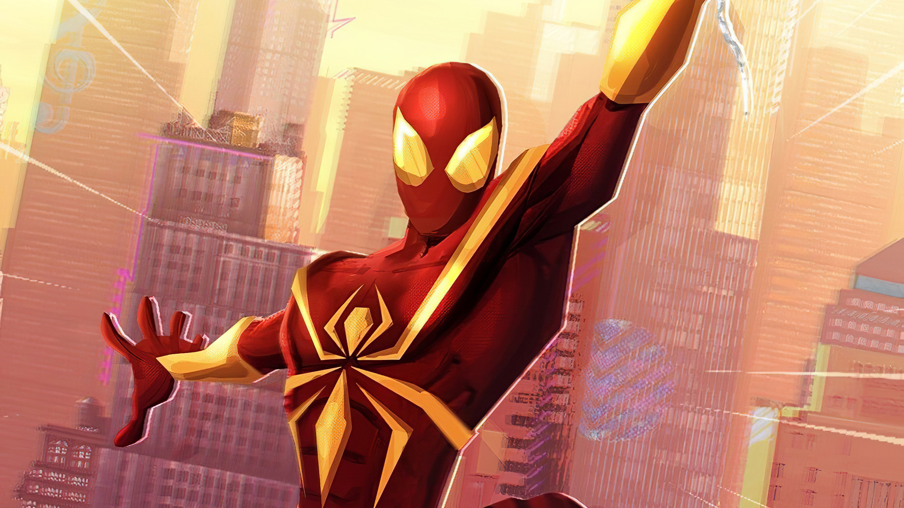 Free download wallpaper Spider Man, Comics, Iron Spider on your PC desktop