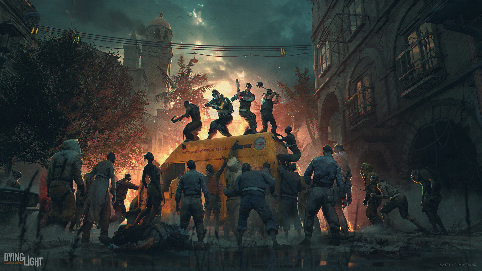 Laden Sie das Computerspiele, Zombie, Dying Light-Bild kostenlos auf Ihren PC-Desktop herunter