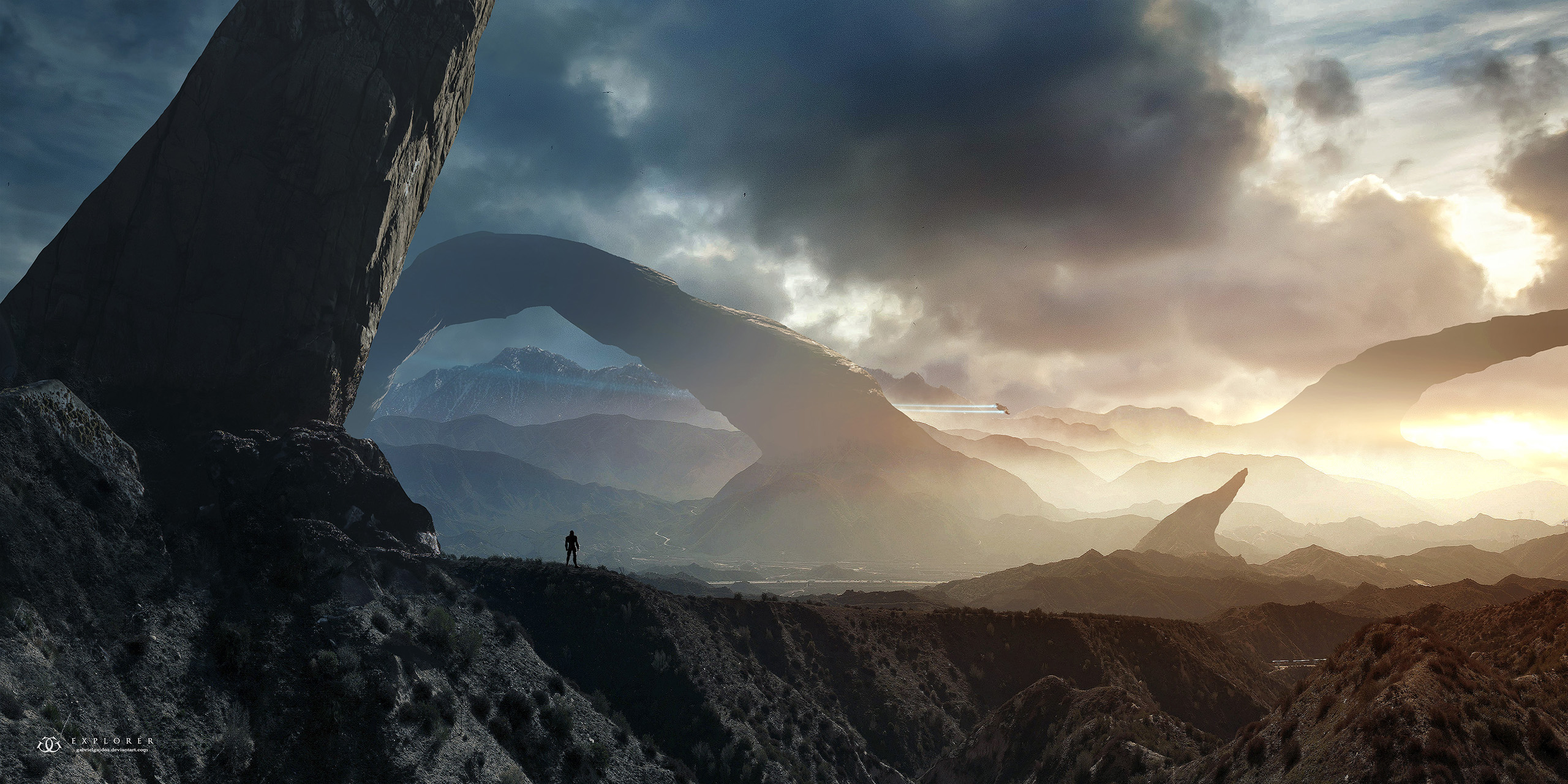 Téléchargez gratuitement l'image Paysage, Montagne, Science Fiction sur le bureau de votre PC